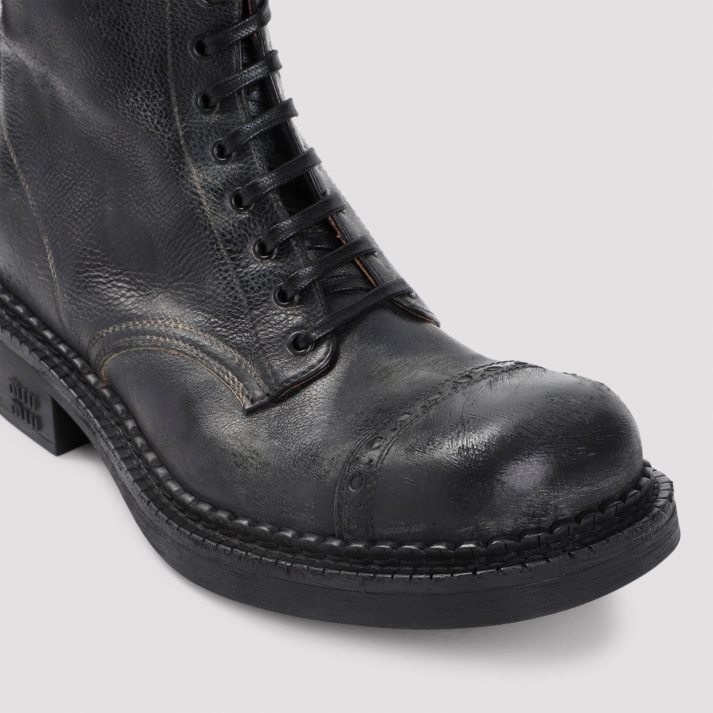 Miu Miu Laced Ankle Boots