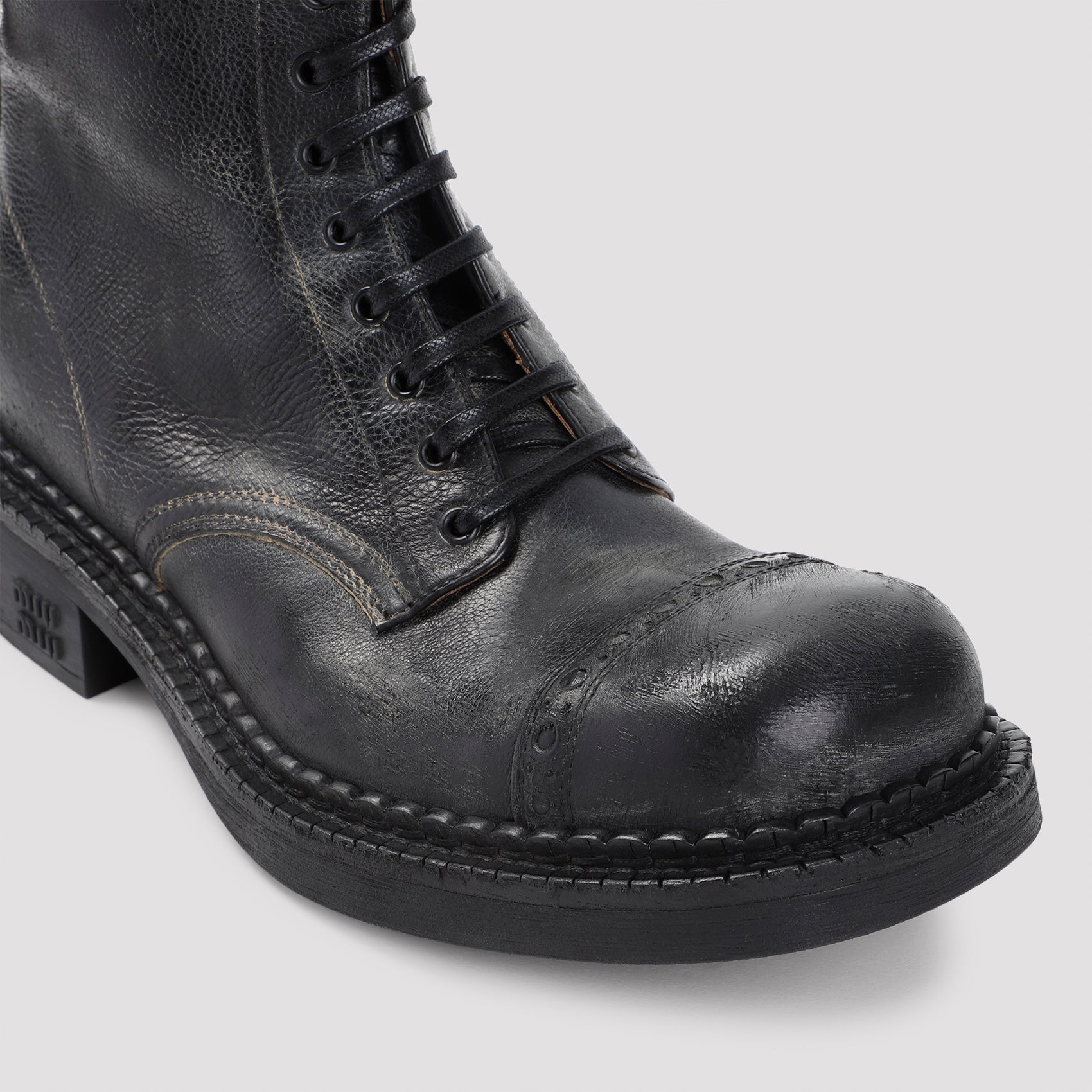 Miu Miu Laced Ankle Boots