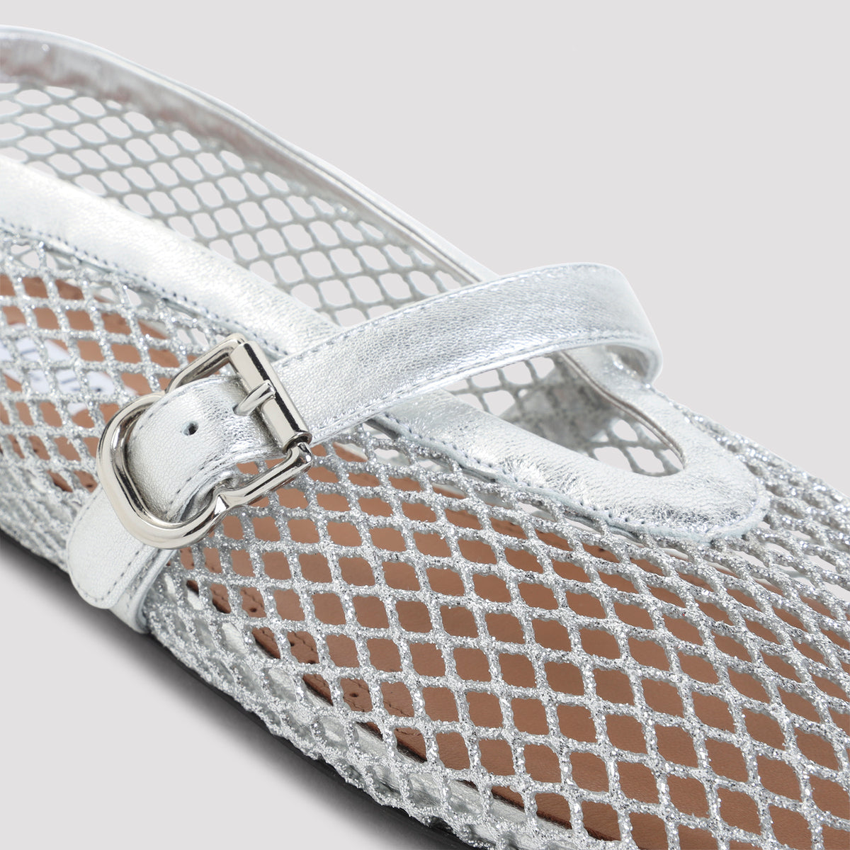 Alaïa Fishnet Ballerinas