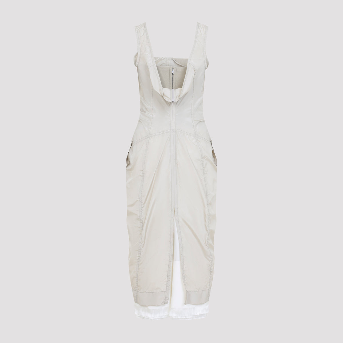 Bottega Veneta Silk Taffeta Bustier Dress