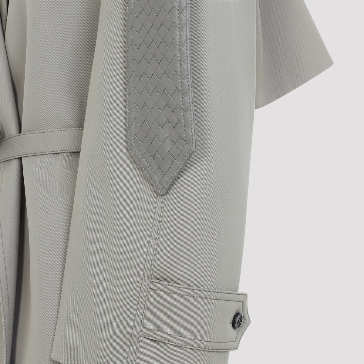 Bottega Veneta Cotton Silk Trench