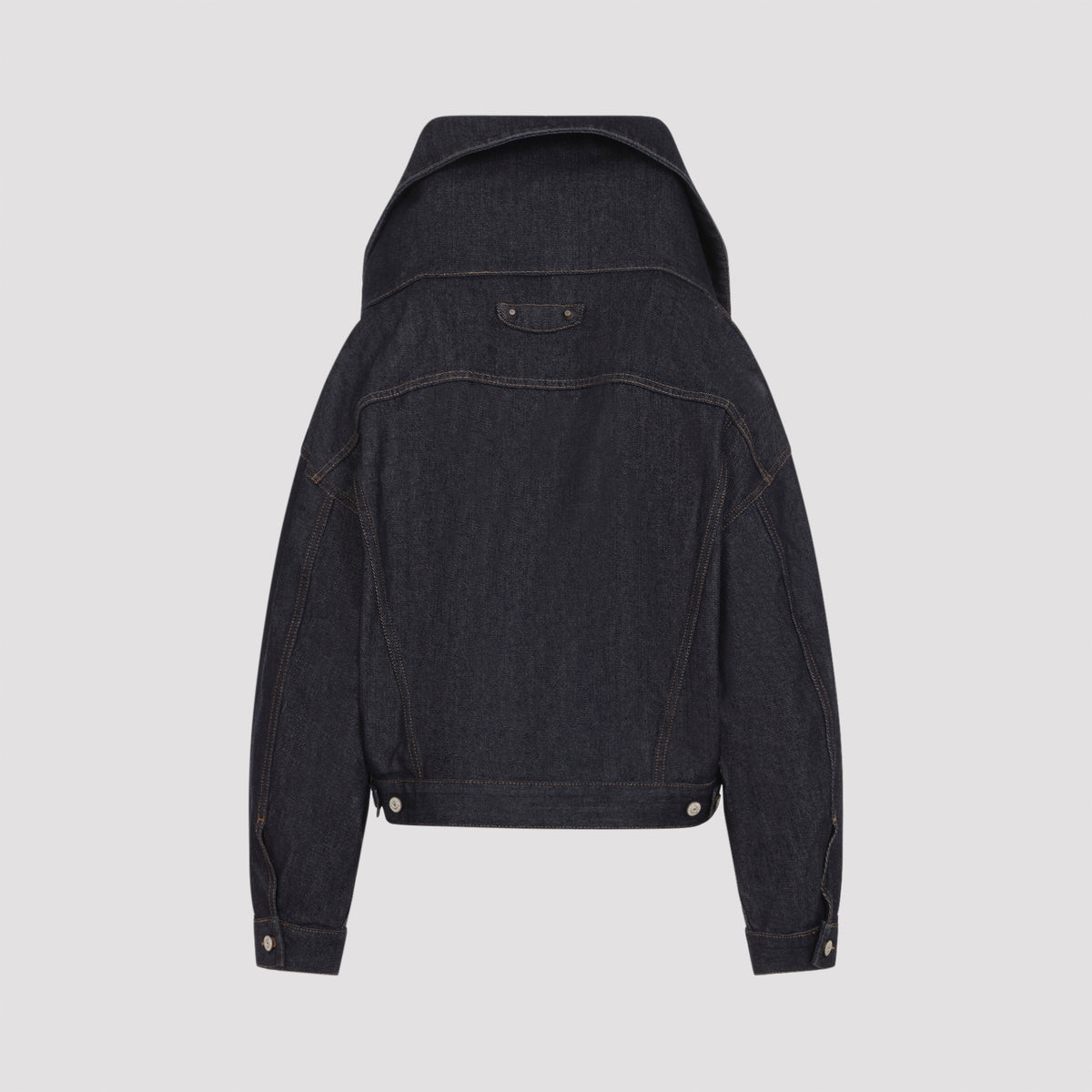 Balenciaga Standing Collar Boxy Jacket