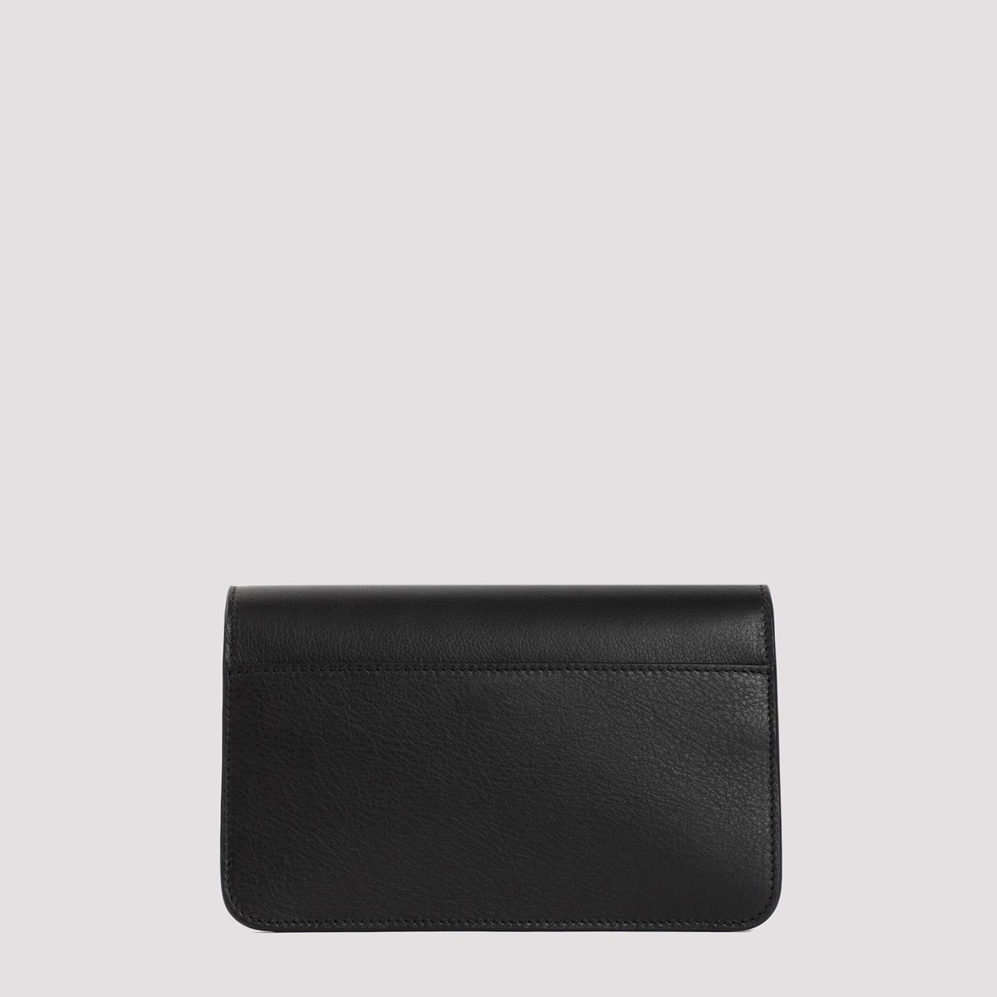 Bally Logo Grained Calf Leather Shoulder Bag