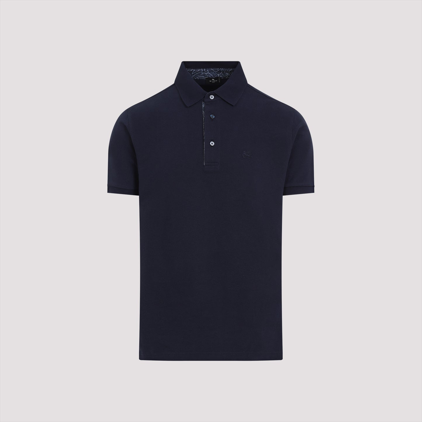 Etro Roma Printed Details Polo