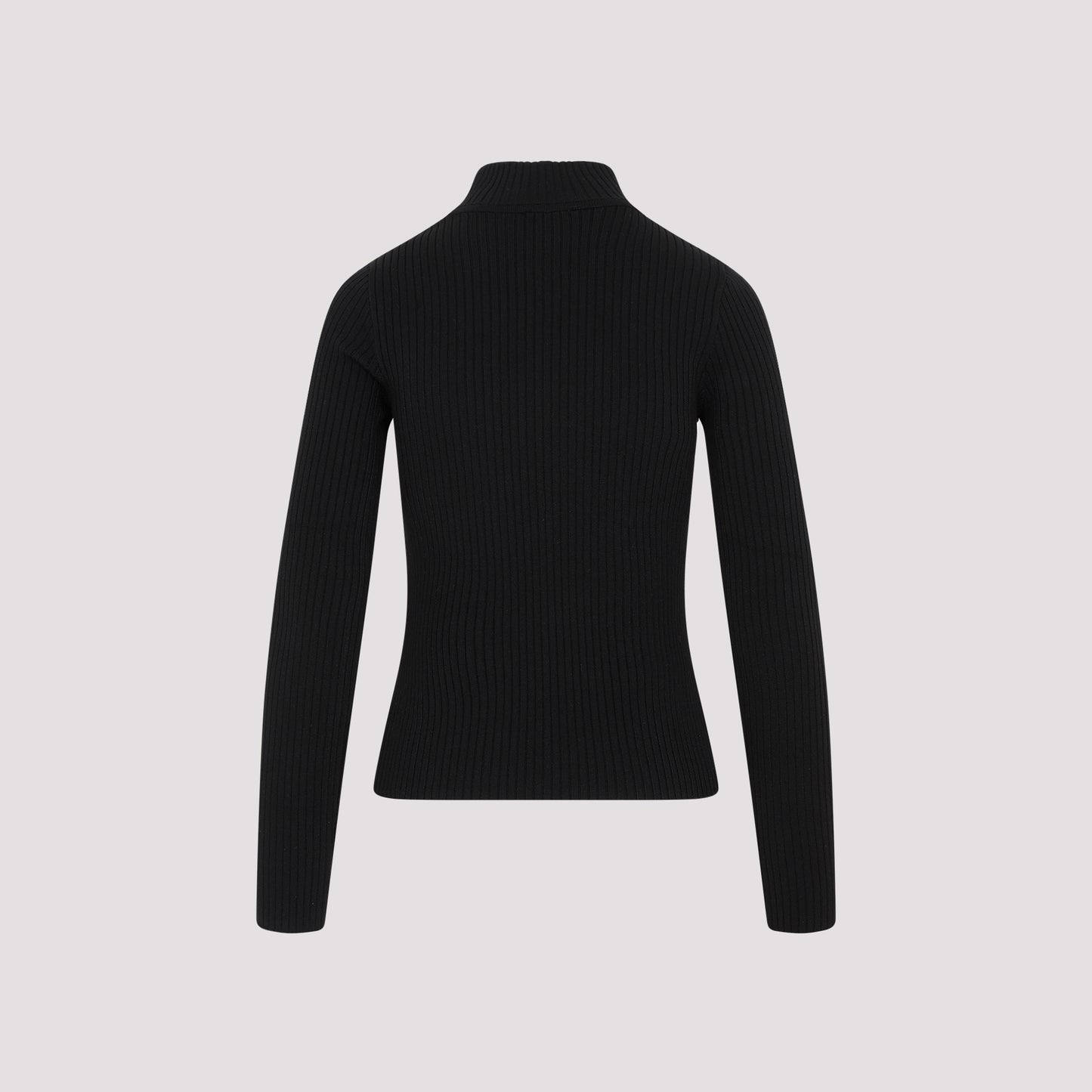 Courrèges Roll Neck Ribbed Jumper