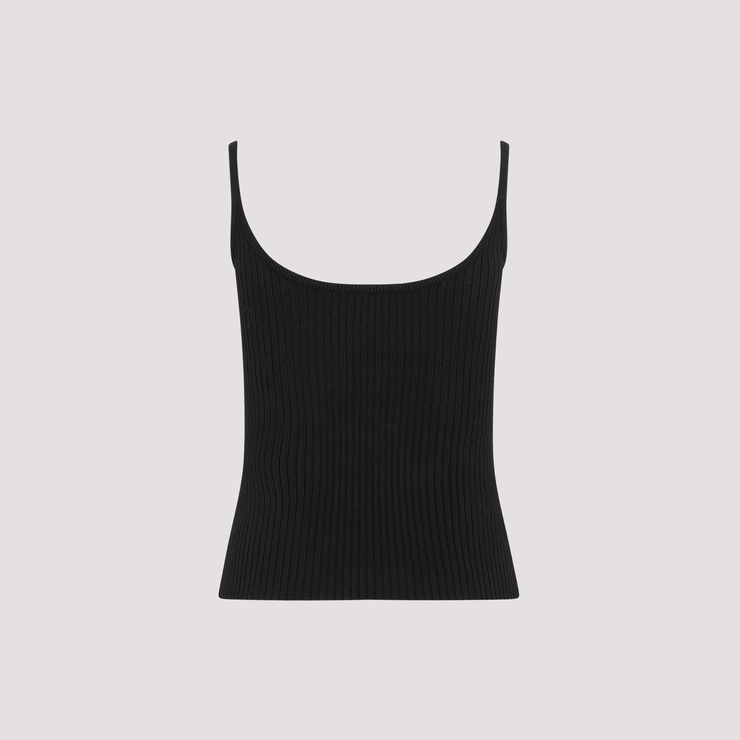 Courreges Rib Knit Tank Top
