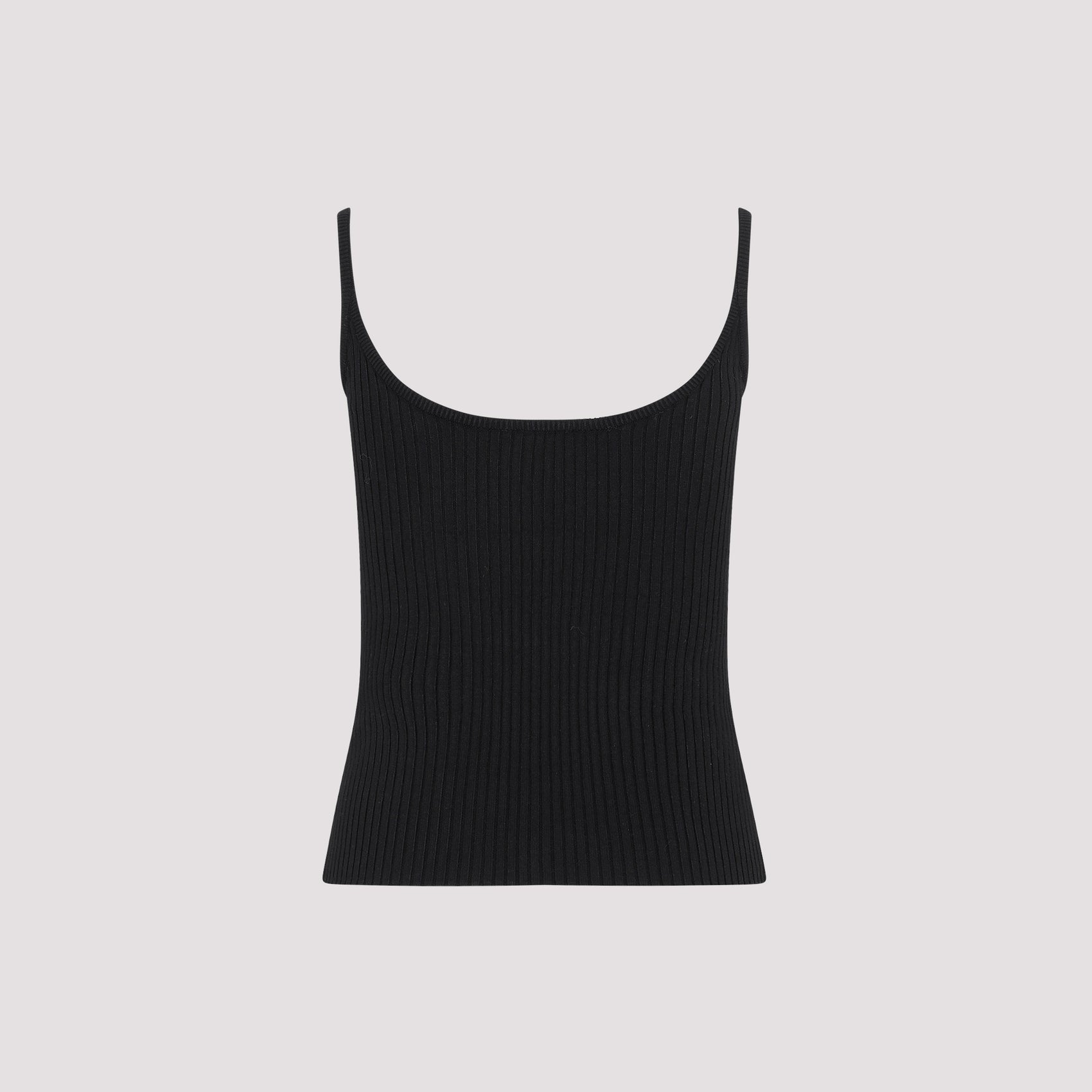 Courreges Rib Knit Tank Top