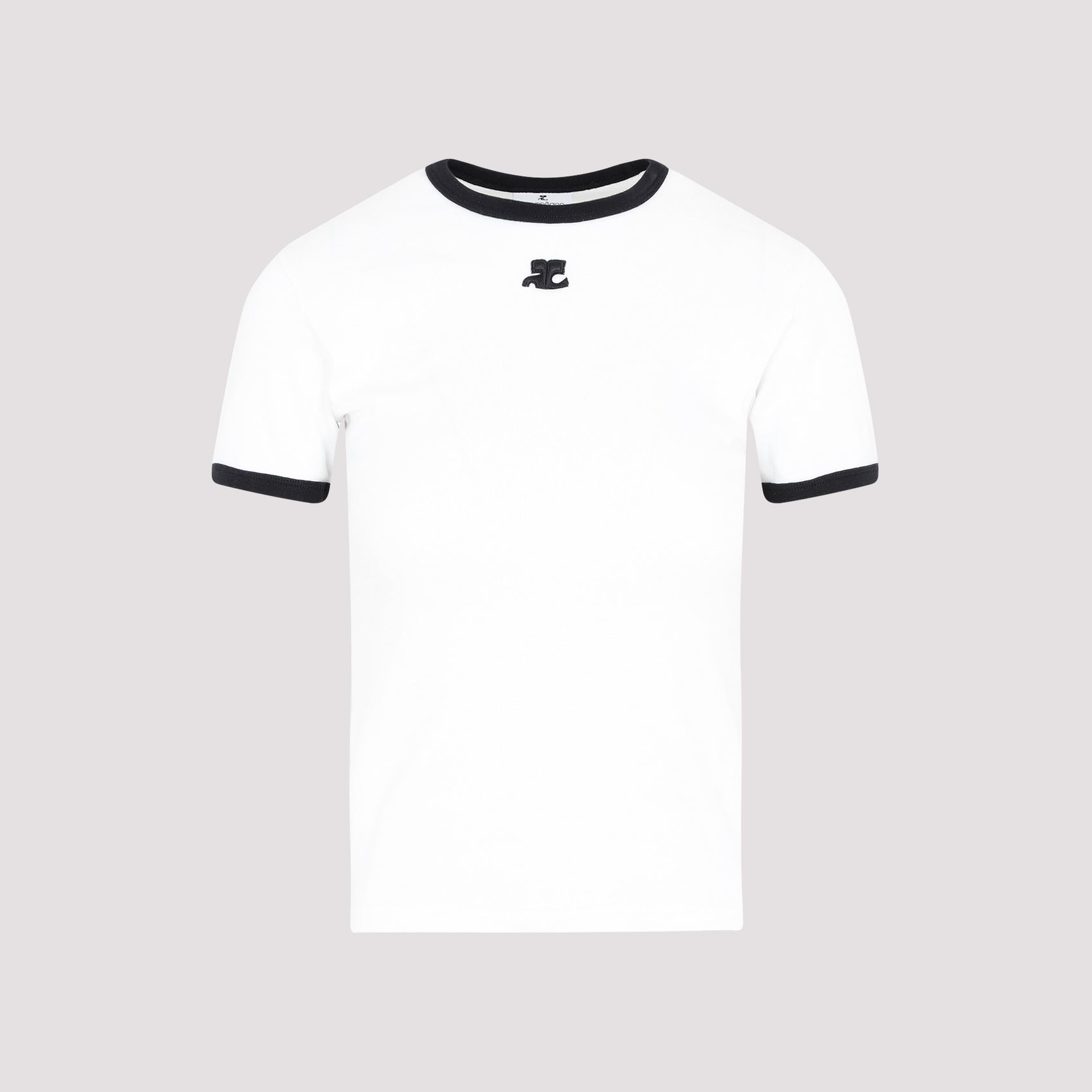 Courreges Bumpy Contrast T-Shirt Reedition