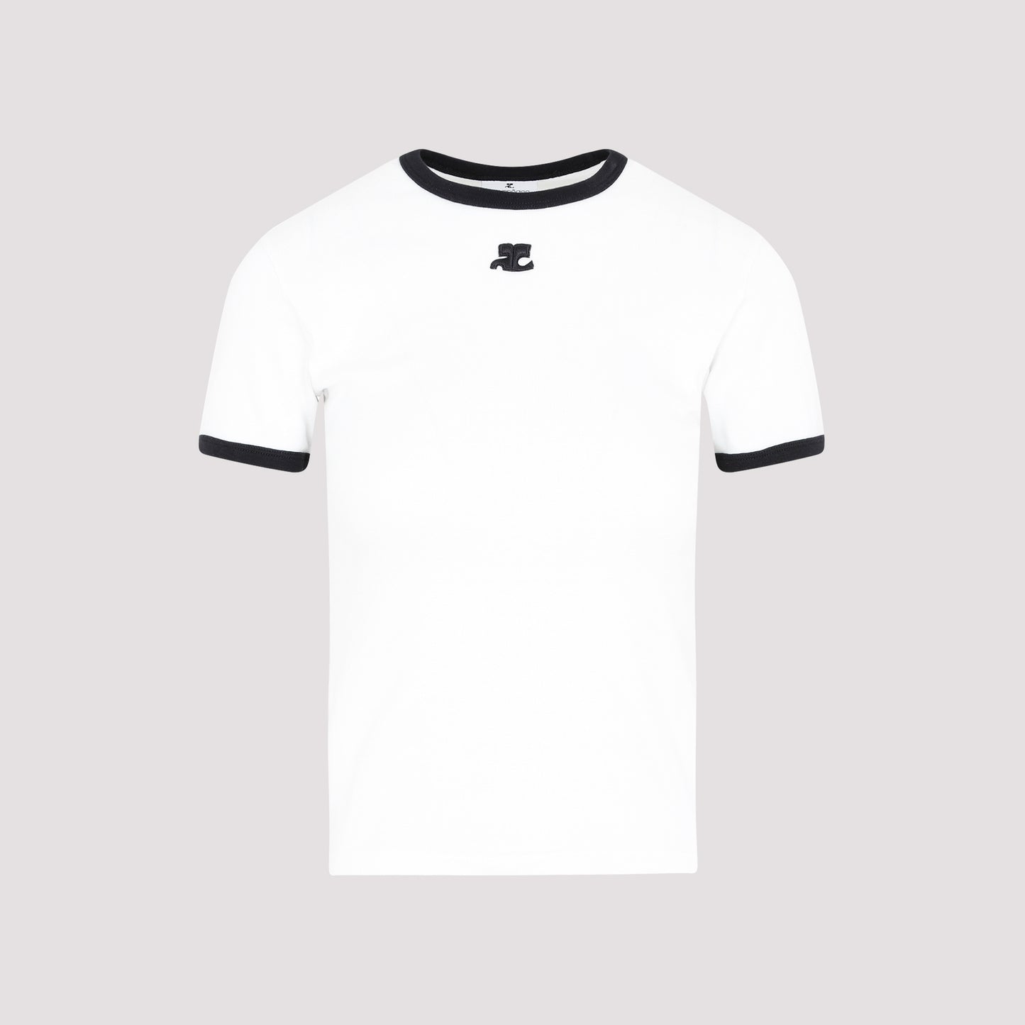 Courreges Bumpy Contrast T-Shirt Reedition