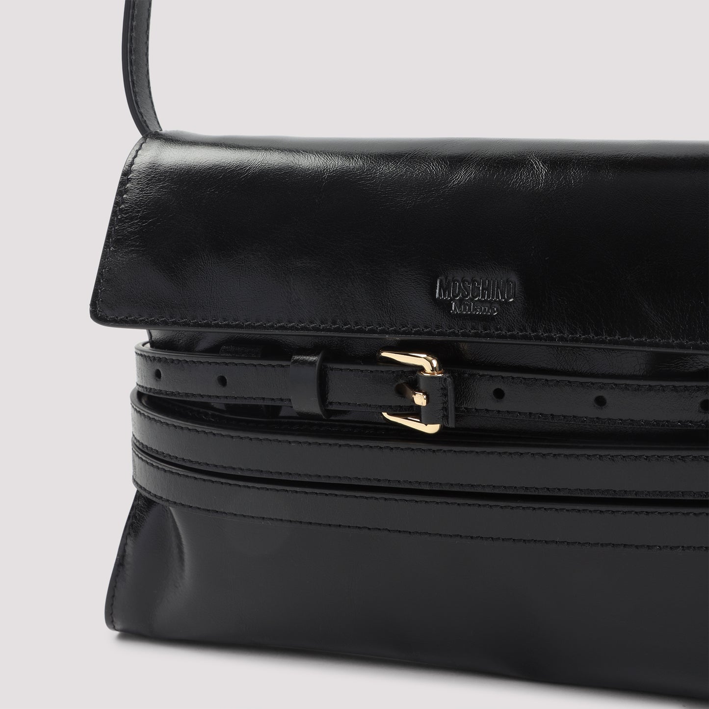 Moschino Leather Shoulder Bag