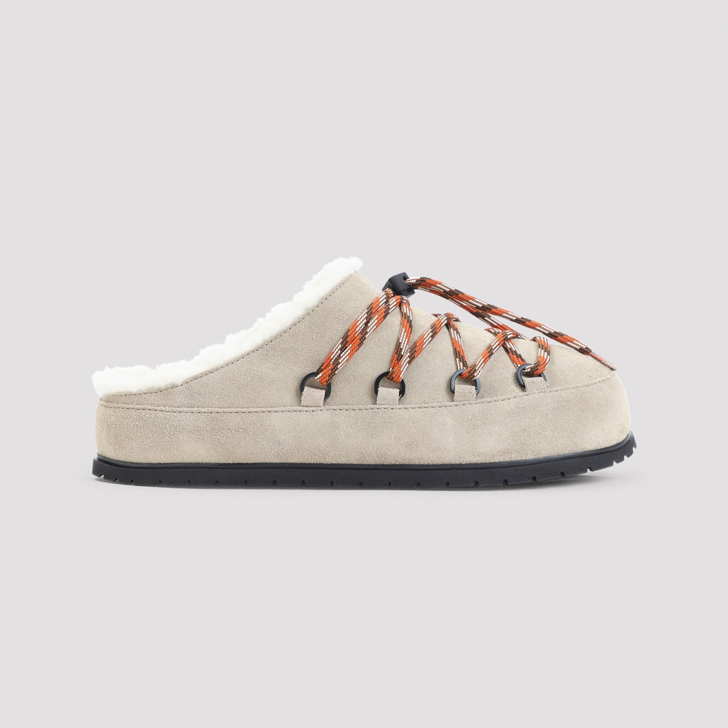 Prada Shearling-Lined Mules