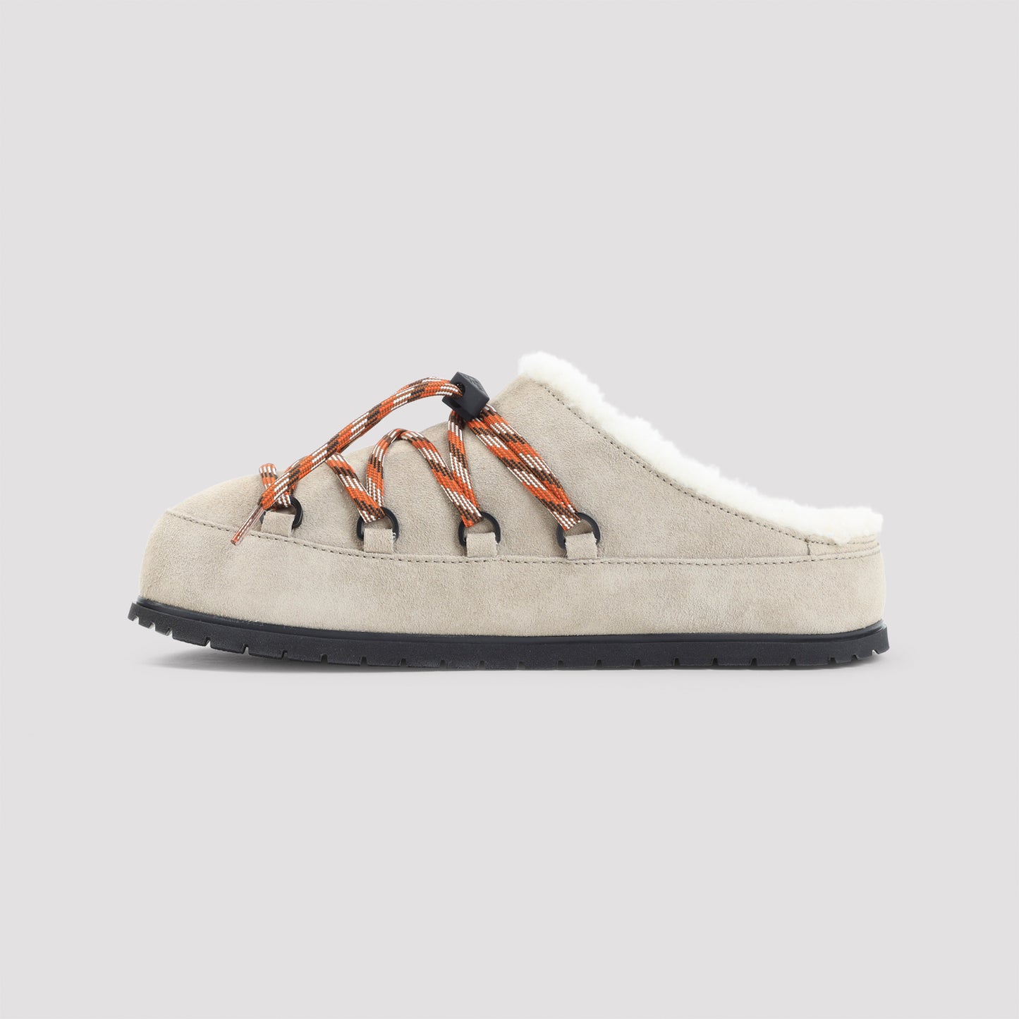 Prada Shearling-Lined Mules