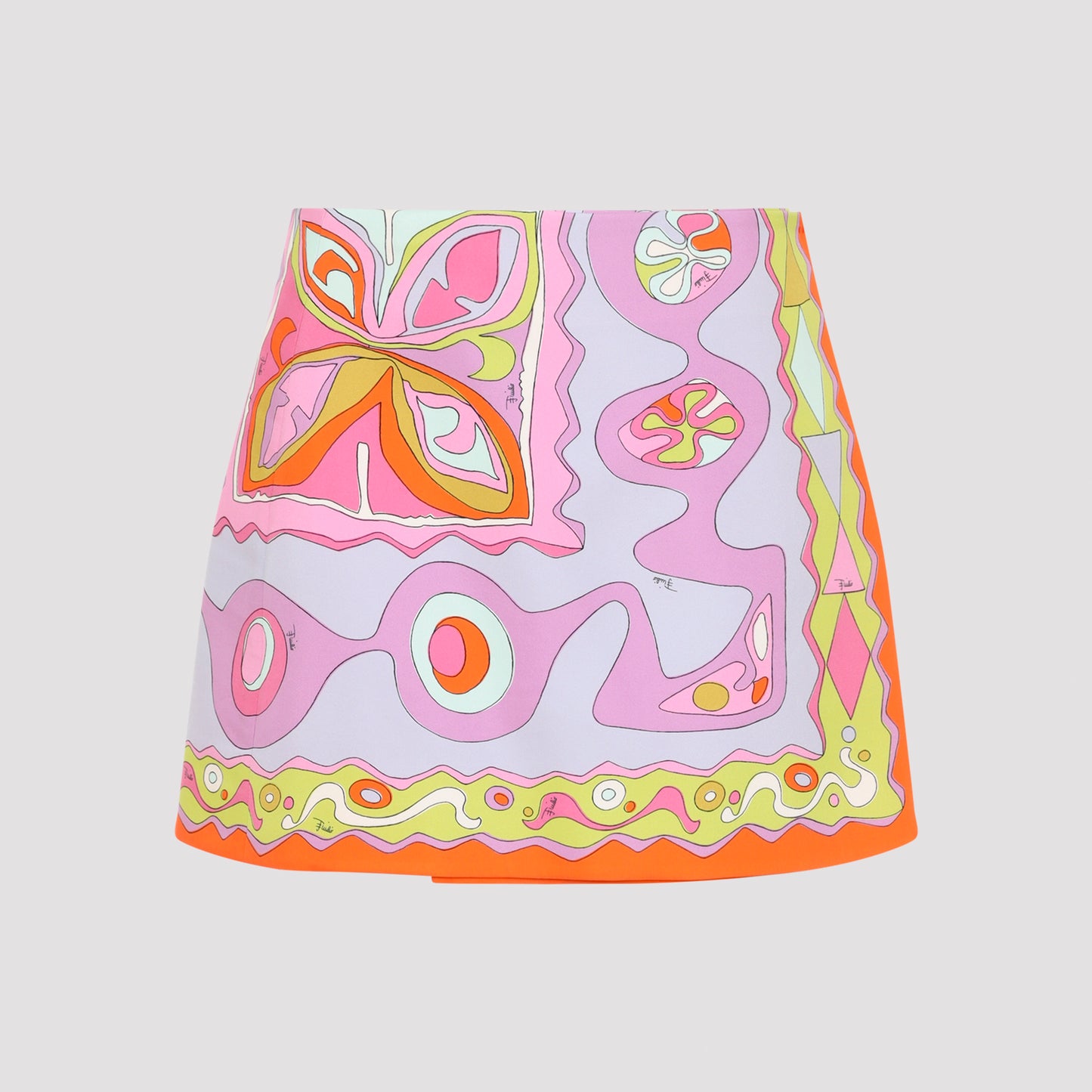 Pucci Silk Twill Skirt