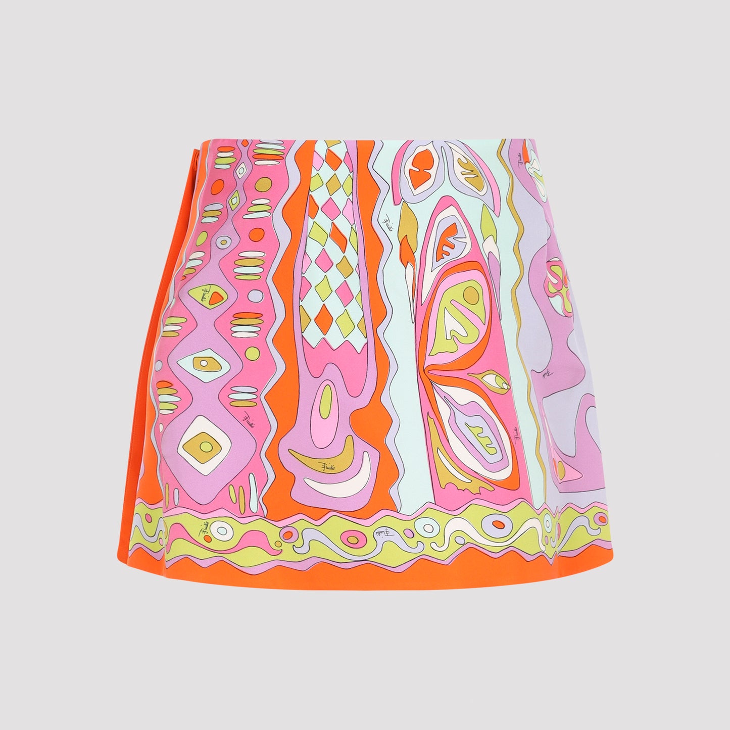 Pucci Silk Twill Skirt