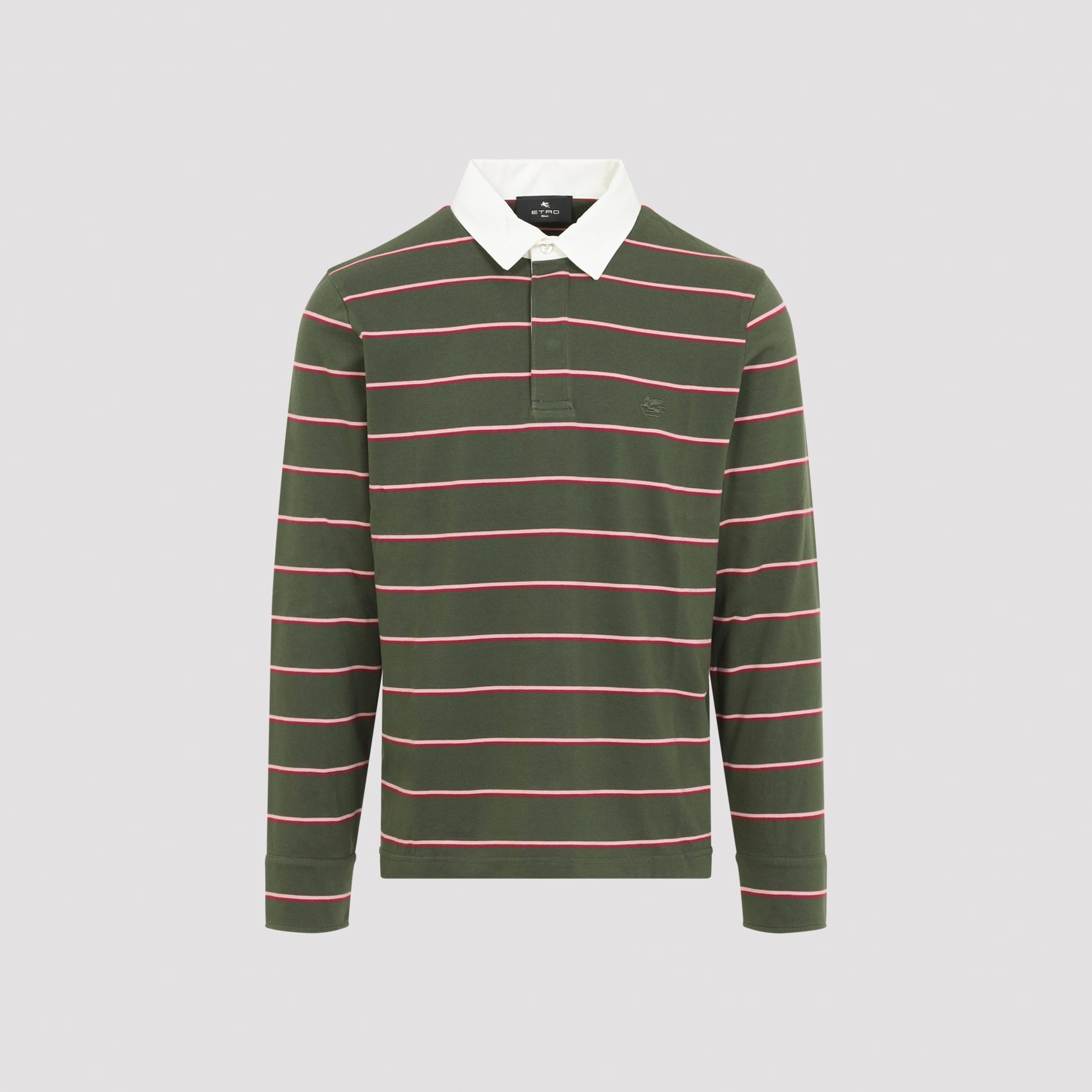 Etro L/S Striped Polo