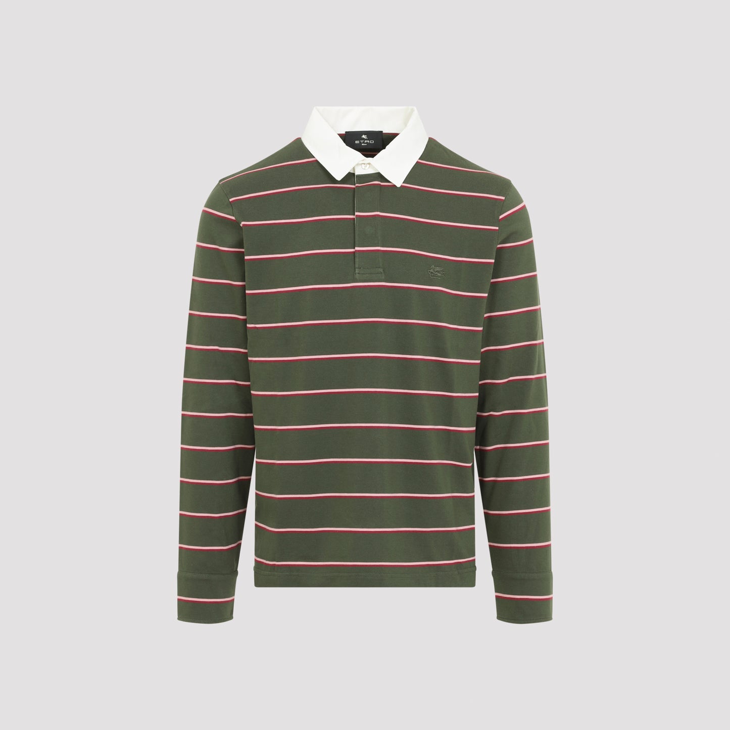 Etro L/S Striped Polo