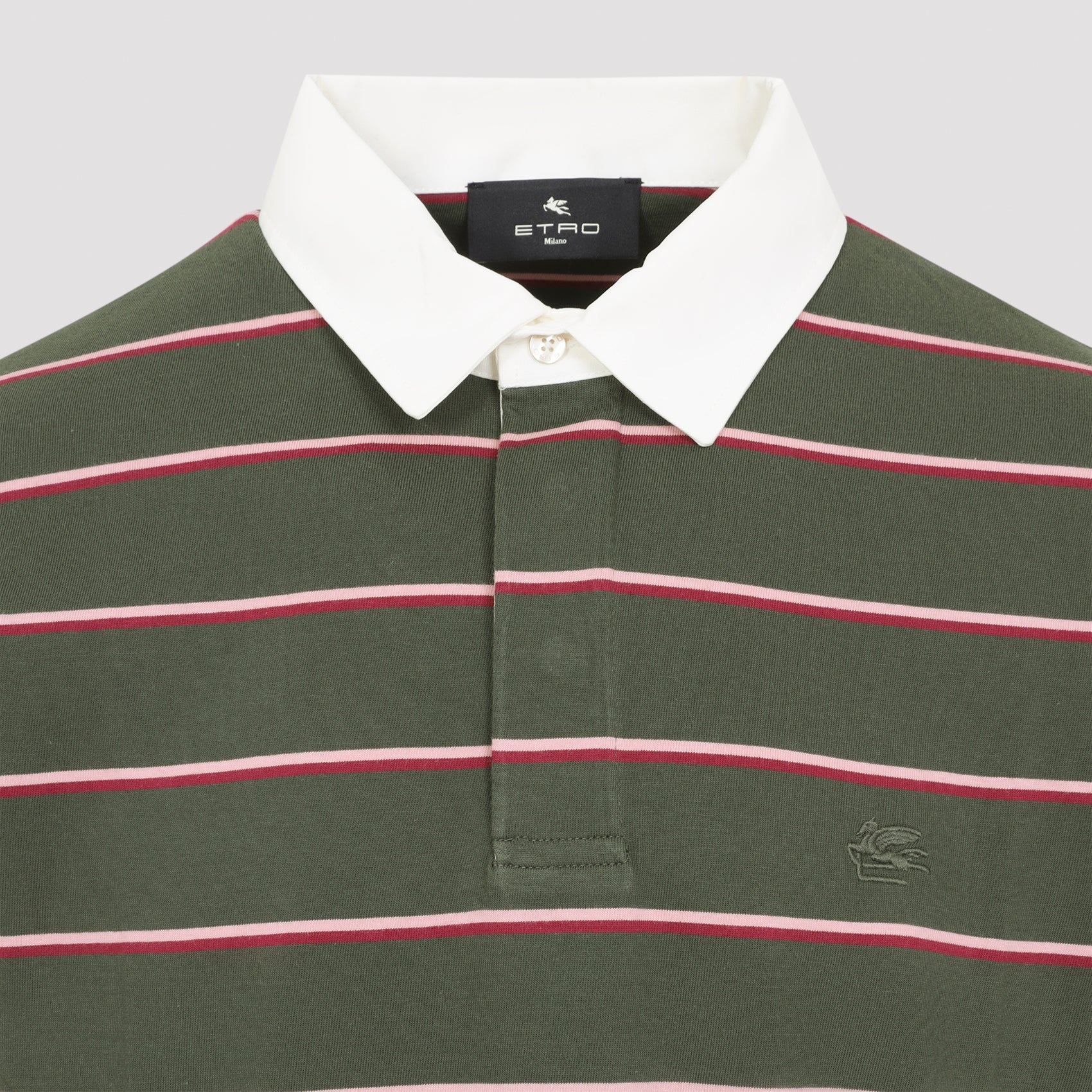 Etro L/S Striped Polo