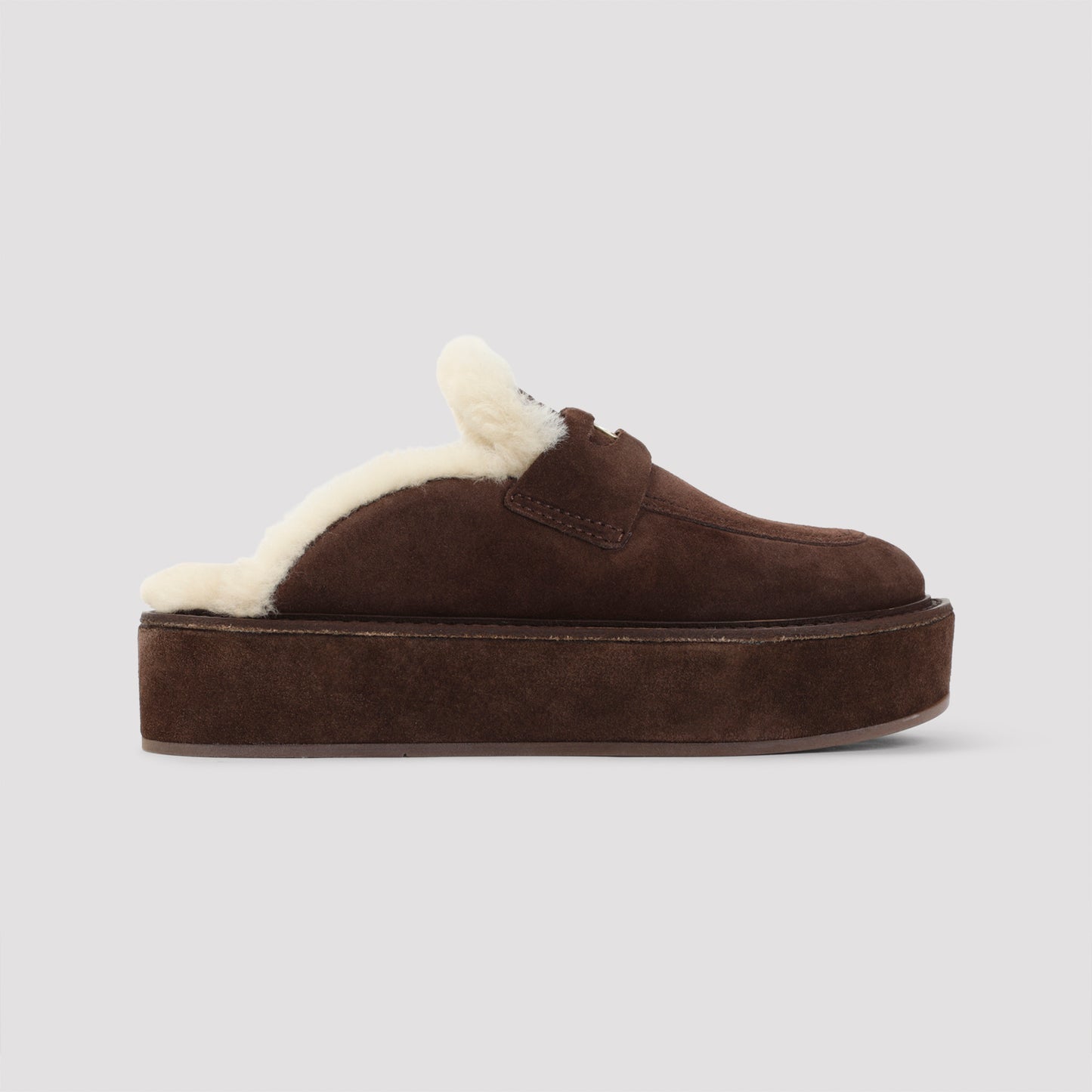 Miu Miu Suede Sabot