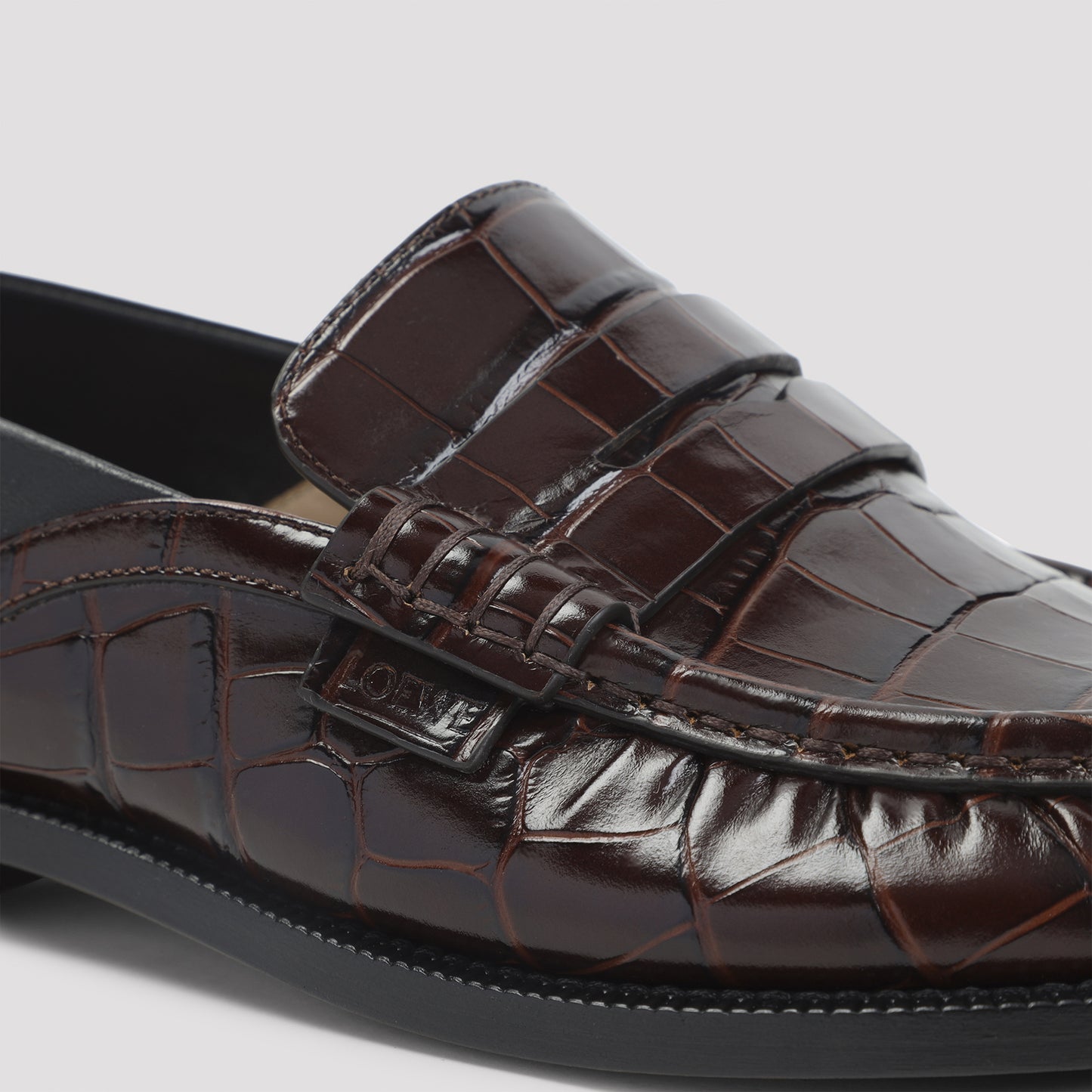 Loewe Campo Flap Back Loafers