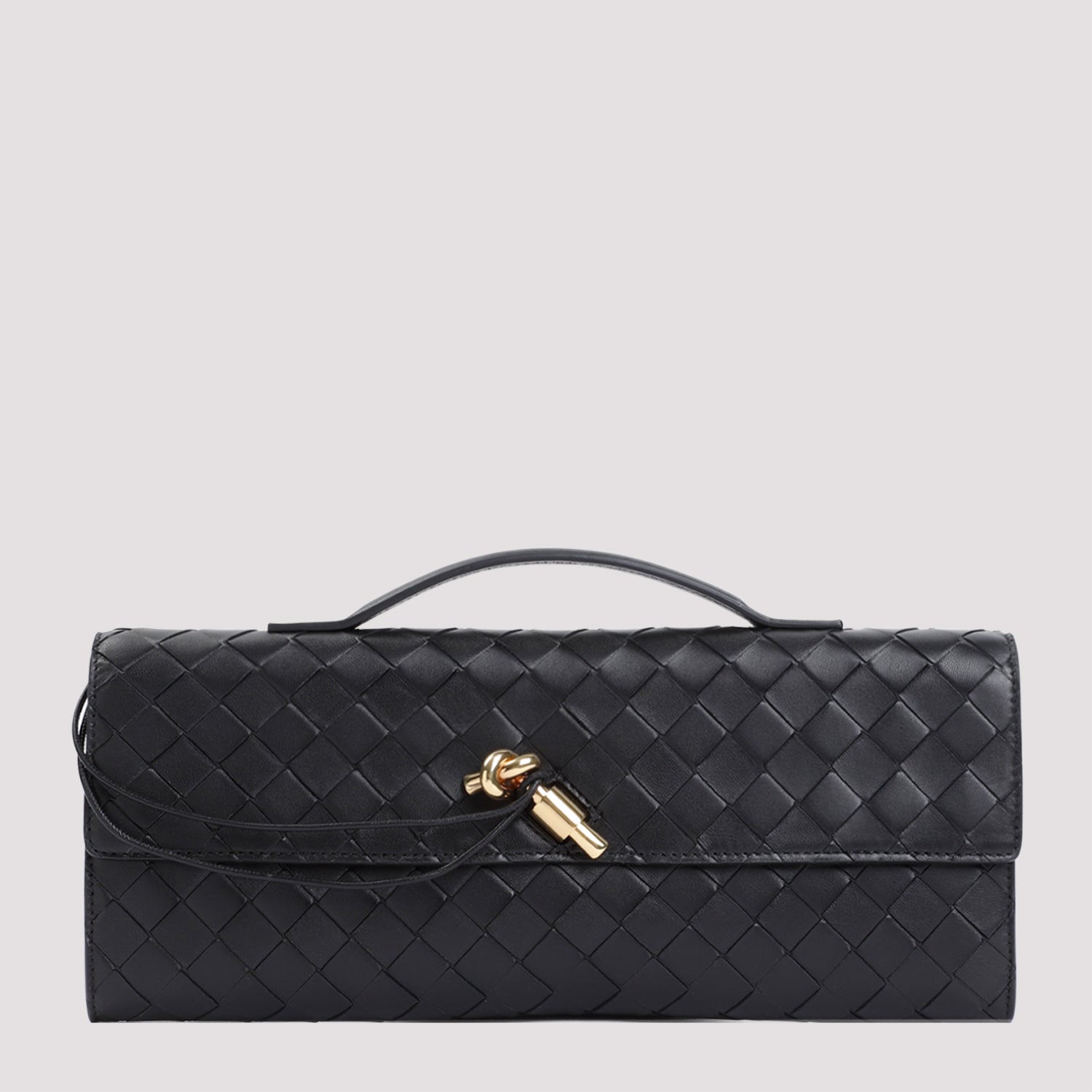 Bottega Veneta Andiamo Long Intreccio Clutch