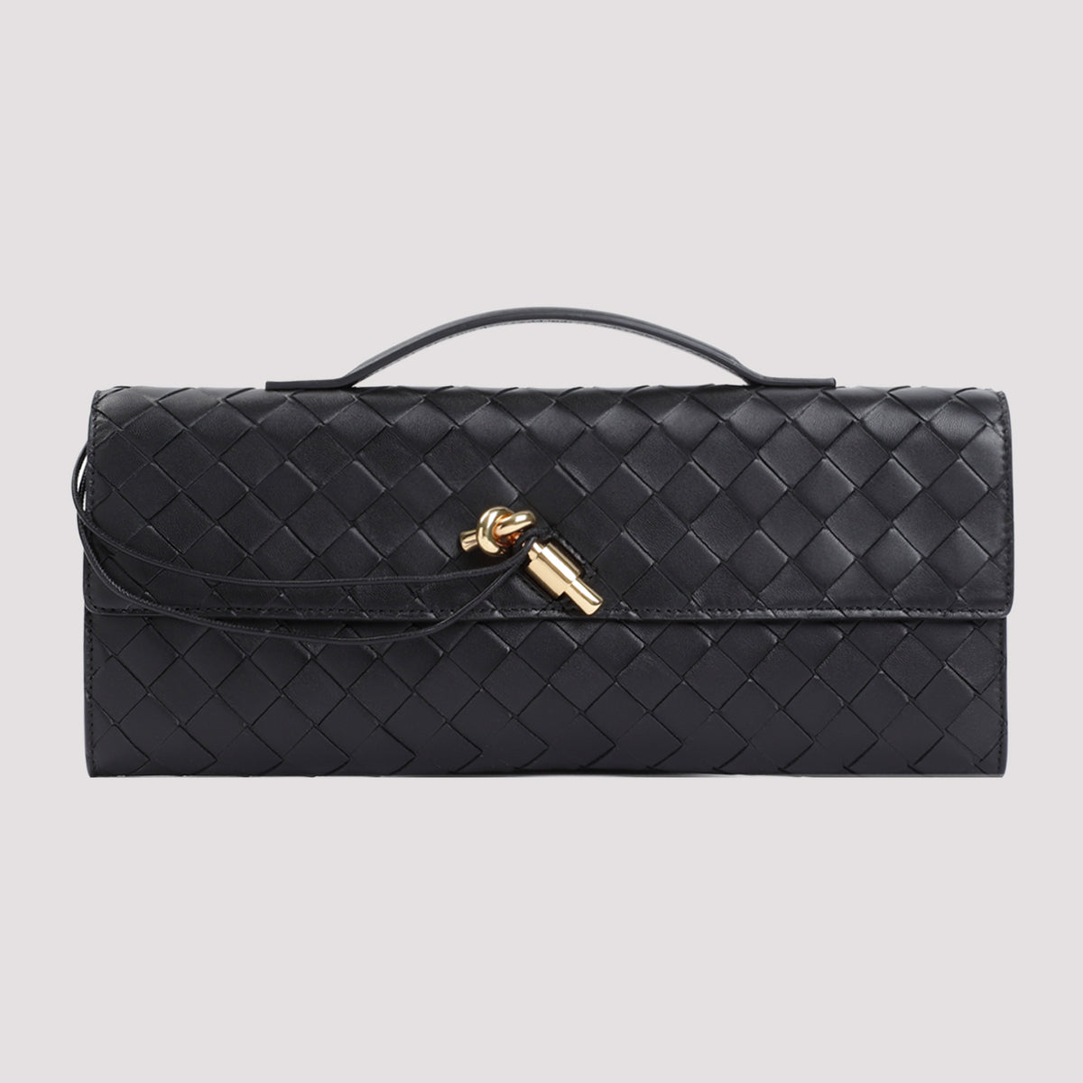 Bottega Veneta Andiamo Long Intreccio Clutch