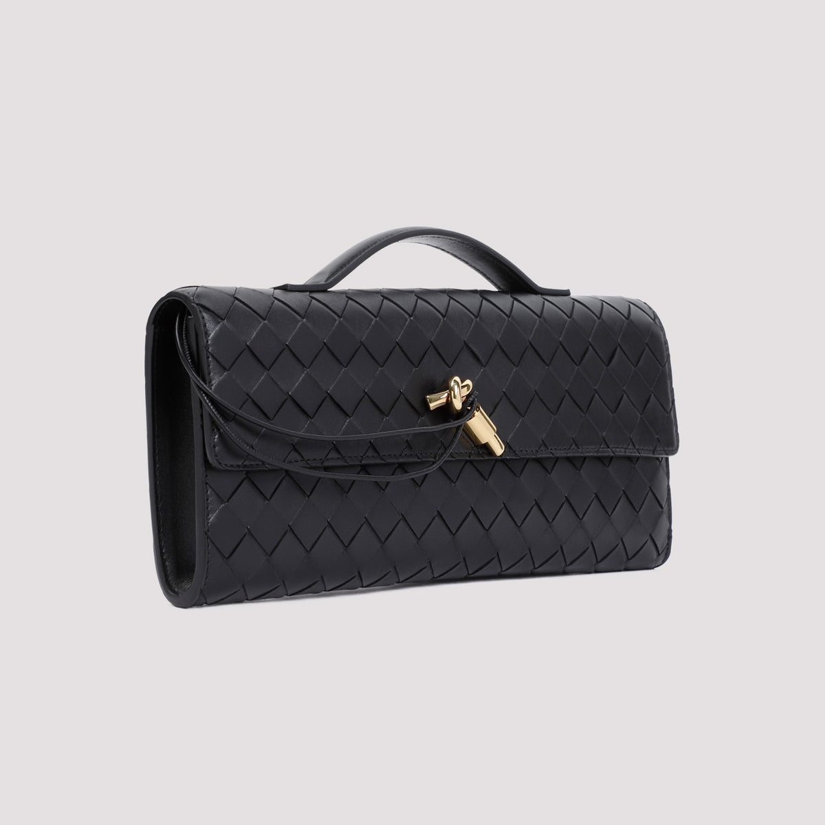 Bottega Veneta Andiamo Long Intreccio Clutch