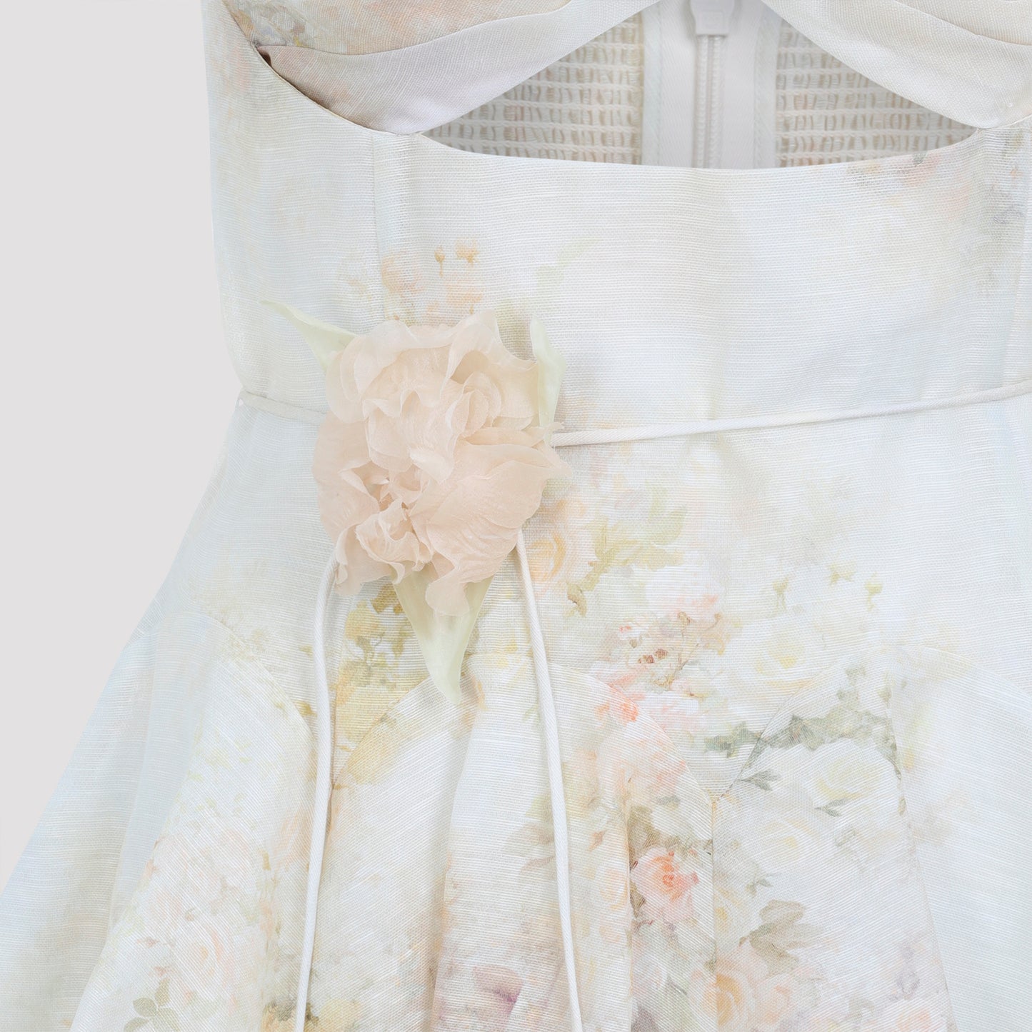 Zimmermann Memento Twist Front Mini Dress