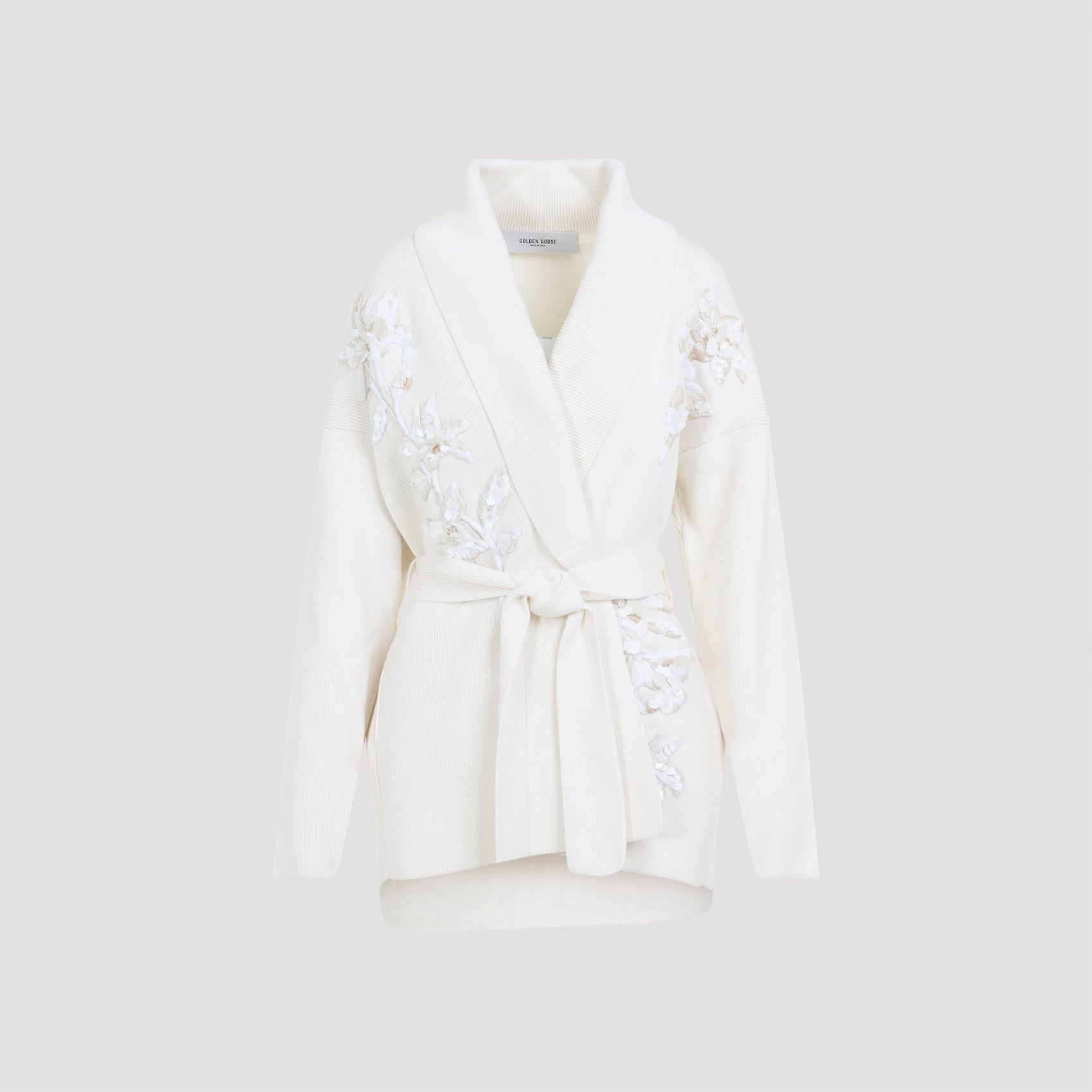 Golden Goose Belted Knit Cardigan