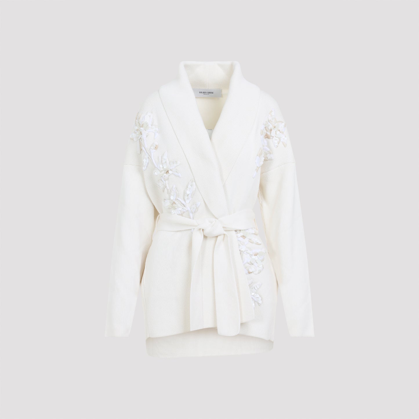 Golden Goose Belted Knit Cardigan
