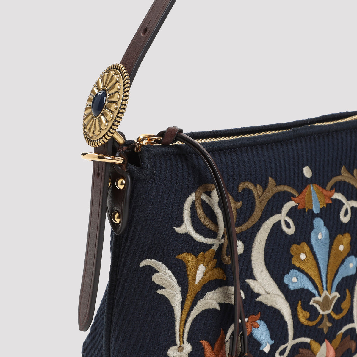 Etro Canvas Hobo S Shouldel Bag