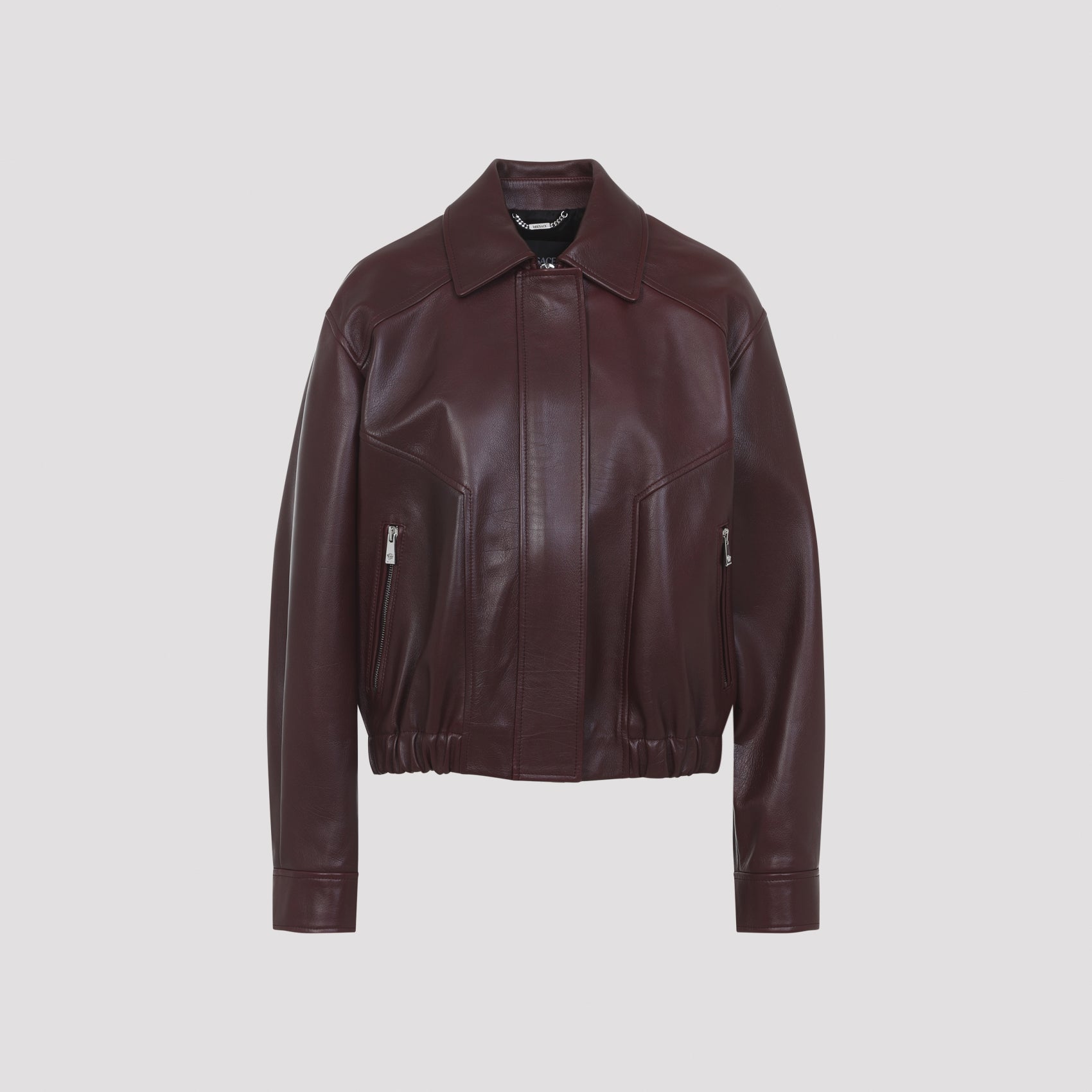 Versace Bufalo Leather Blouson