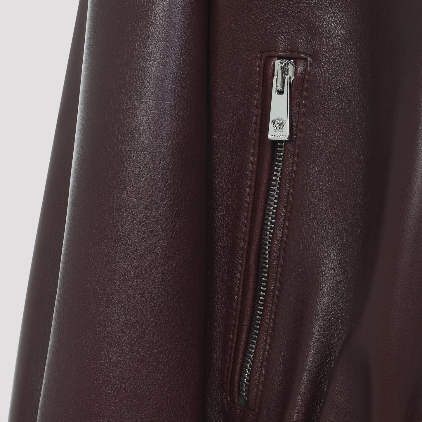 Versace Bufalo Leather Blouson