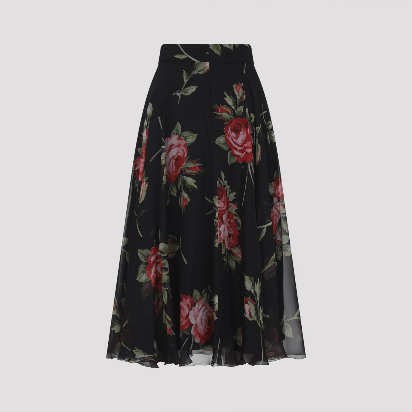 Dolce & Gabbana Silk Midi Skirt