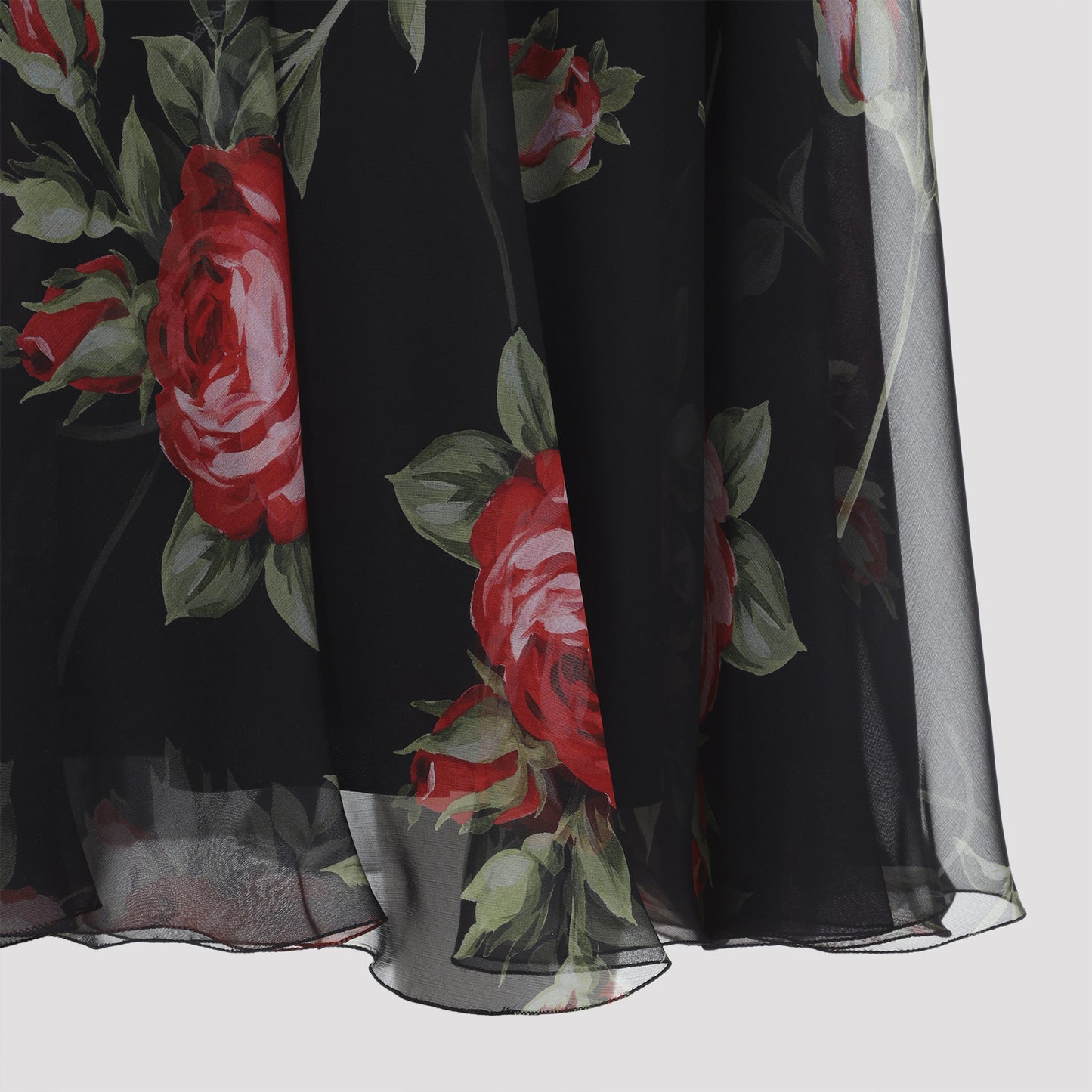 Dolce & Gabbana Silk Midi Skirt