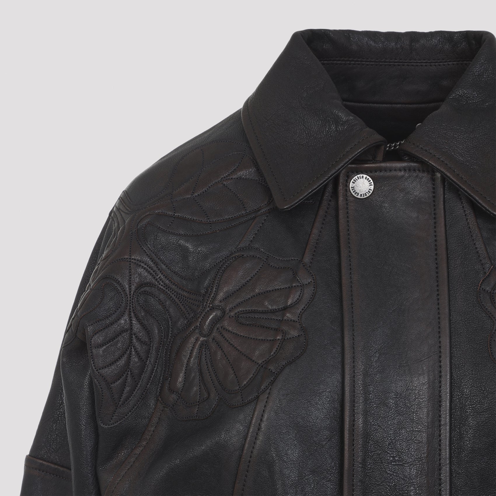 Golden Goose Flower Embroidery Jacket