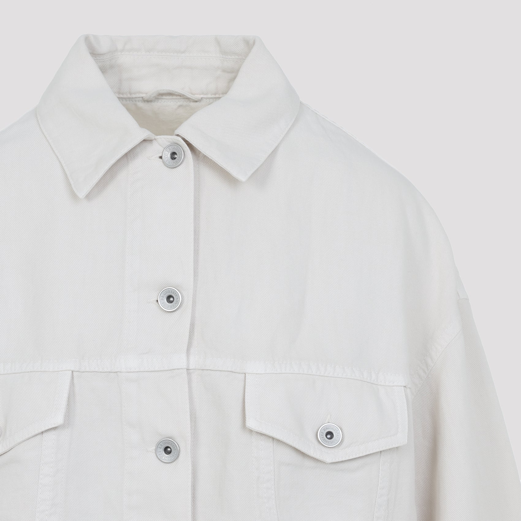 Brunello Cucinelli Cropped Bull Jacket