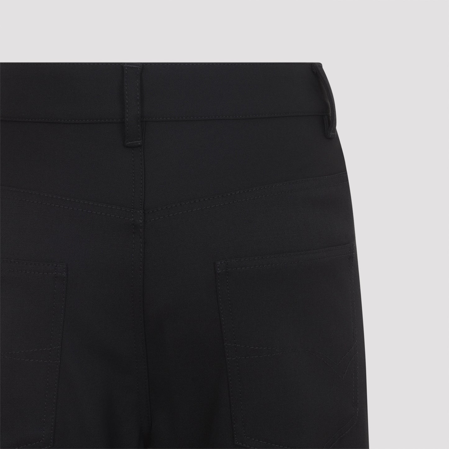 Balenciaga Straight Wool Pants