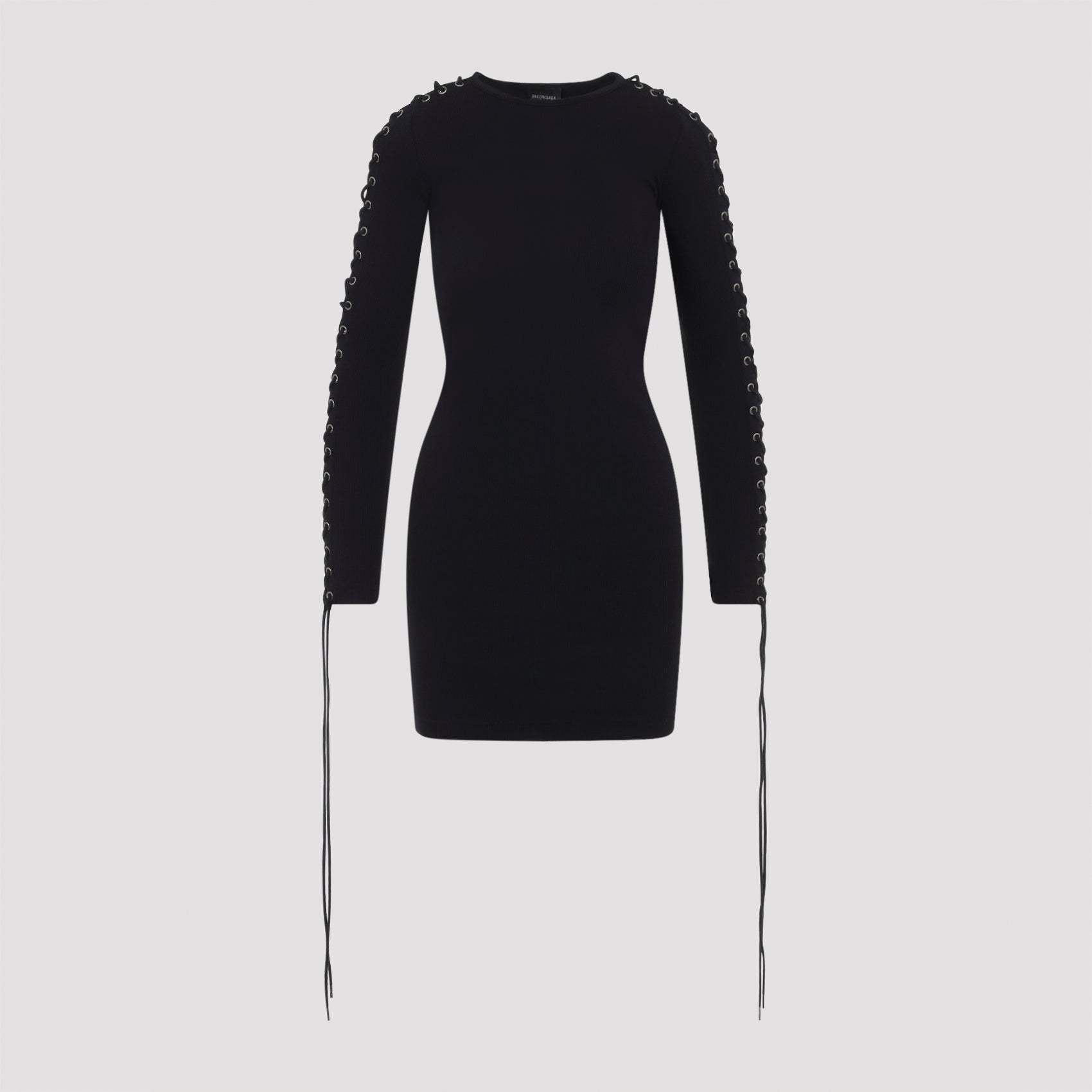 Balenciaga Lace-Up Mini Dress