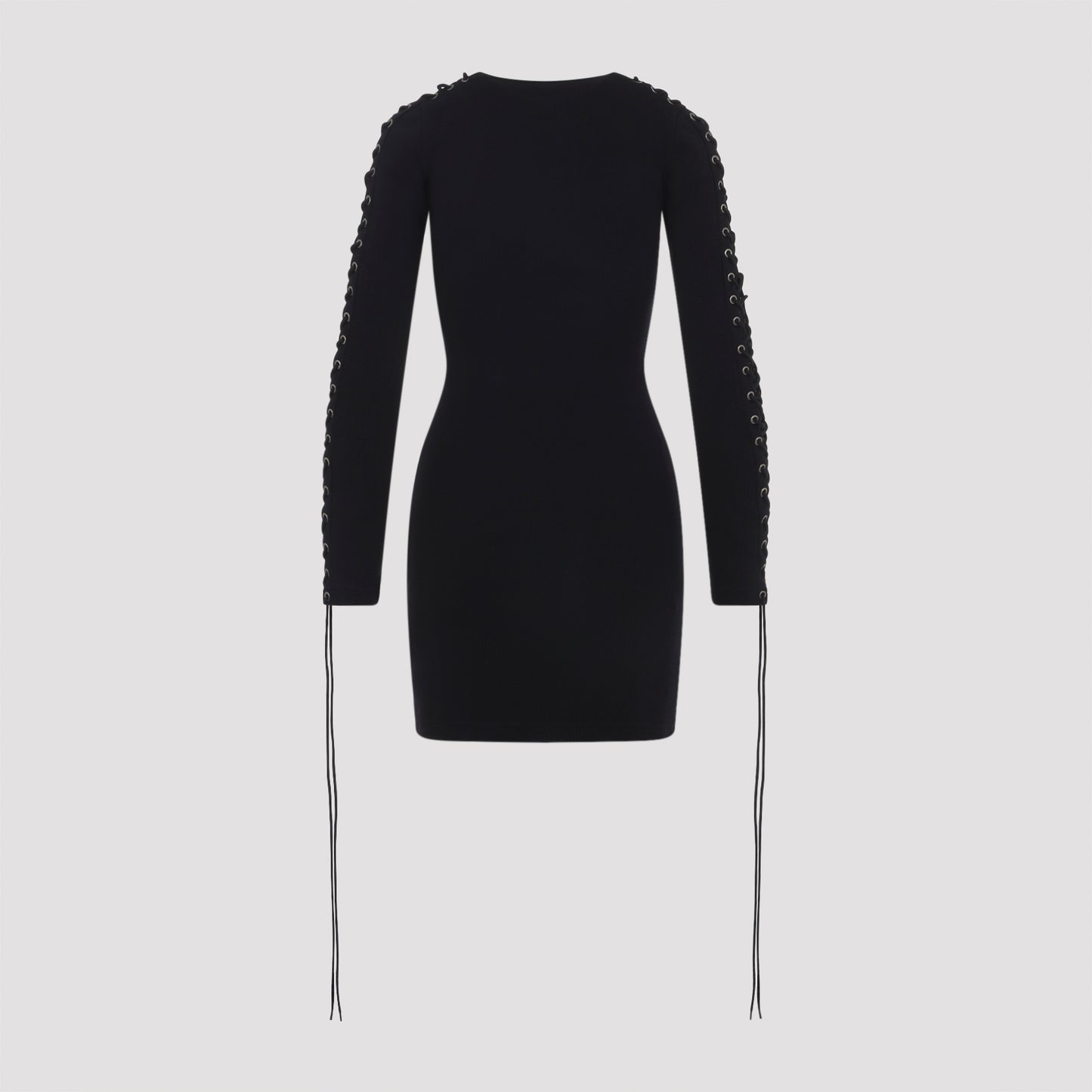 Balenciaga Lace-Up Mini Dress