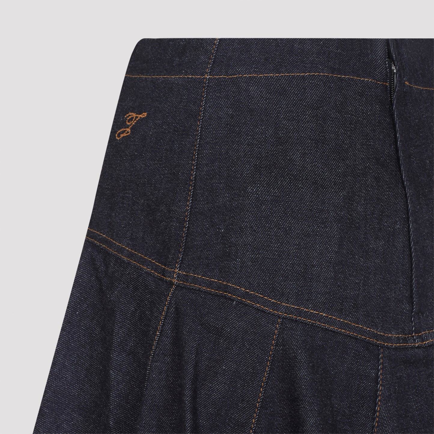 Jacquemus La Jupe De-Nimes Lavoir Midi Skirt