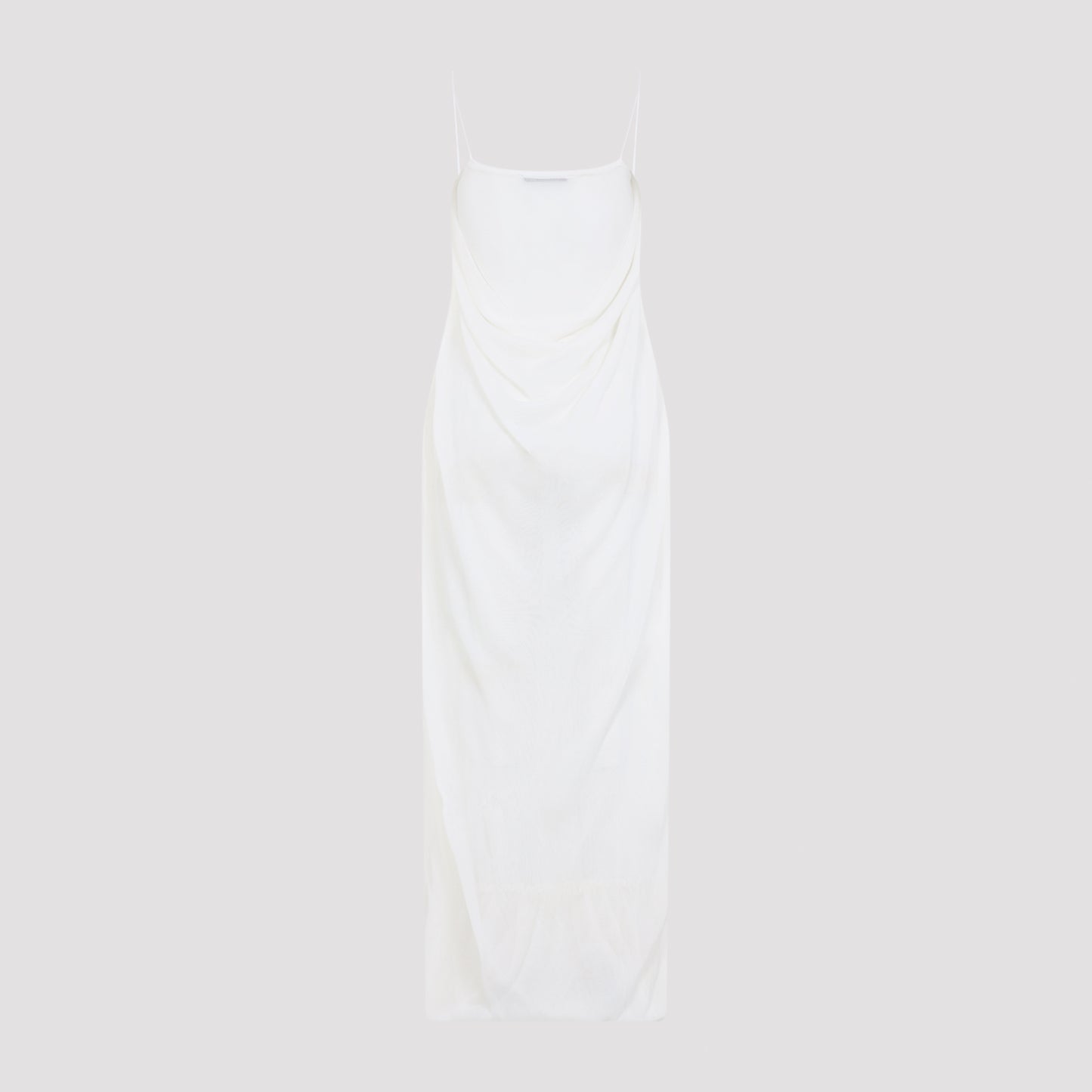 Jacquemus La Robe Maille Plumetis Long Dress