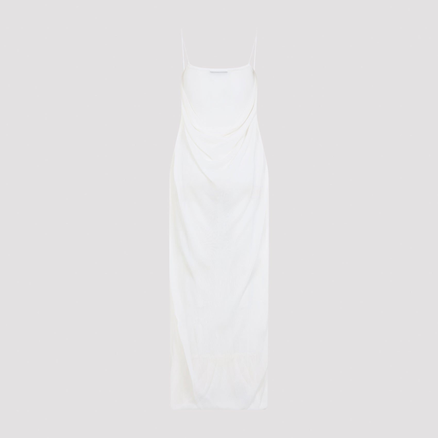 Jacquemus La Robe Maille Plumetis Long Dress