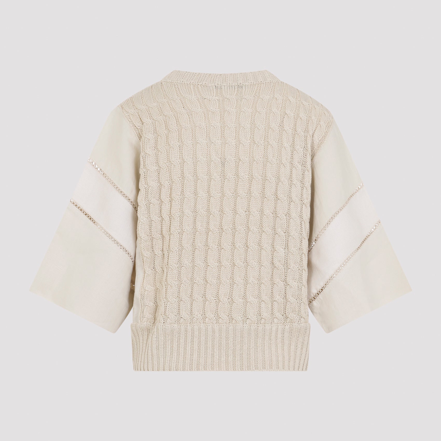 Max Mara Scatola Cable Linen Sweater