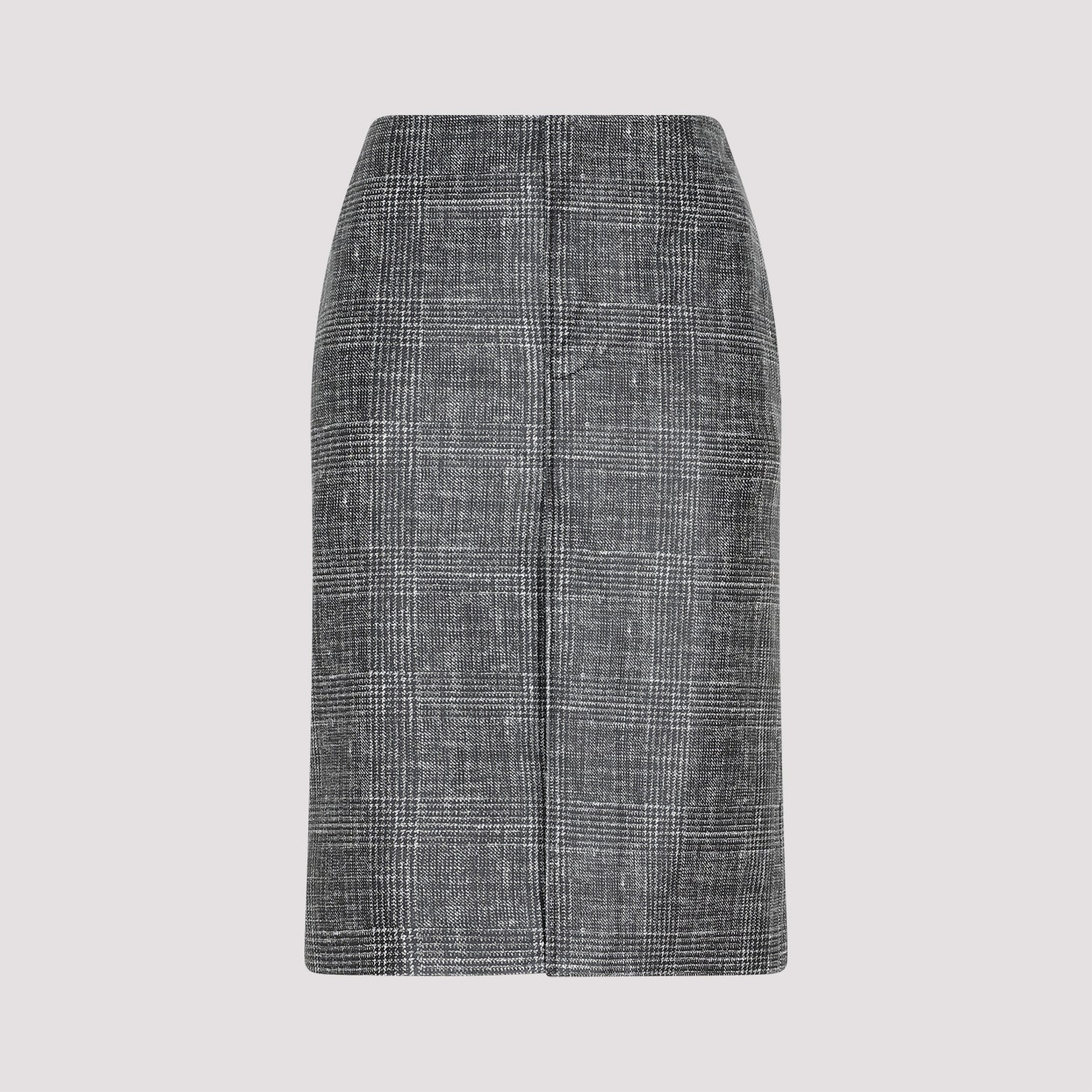 Bottega Veneta Printed Leather Midi Skirt