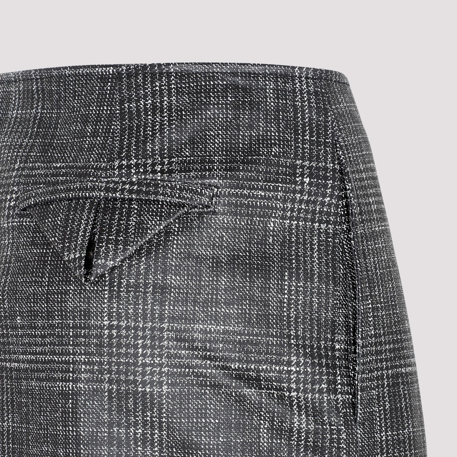 Bottega Veneta Printed Leather Midi Skirt