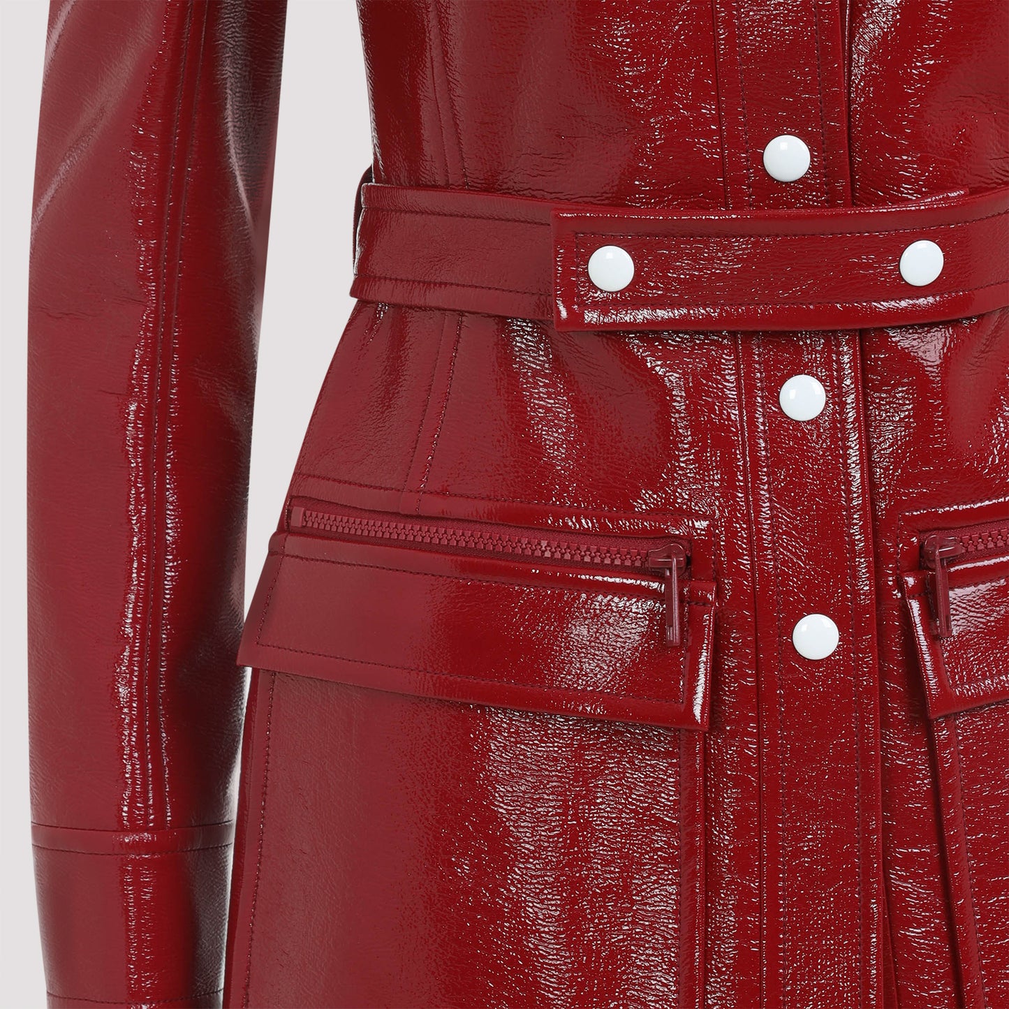 Courreges belted trench coat