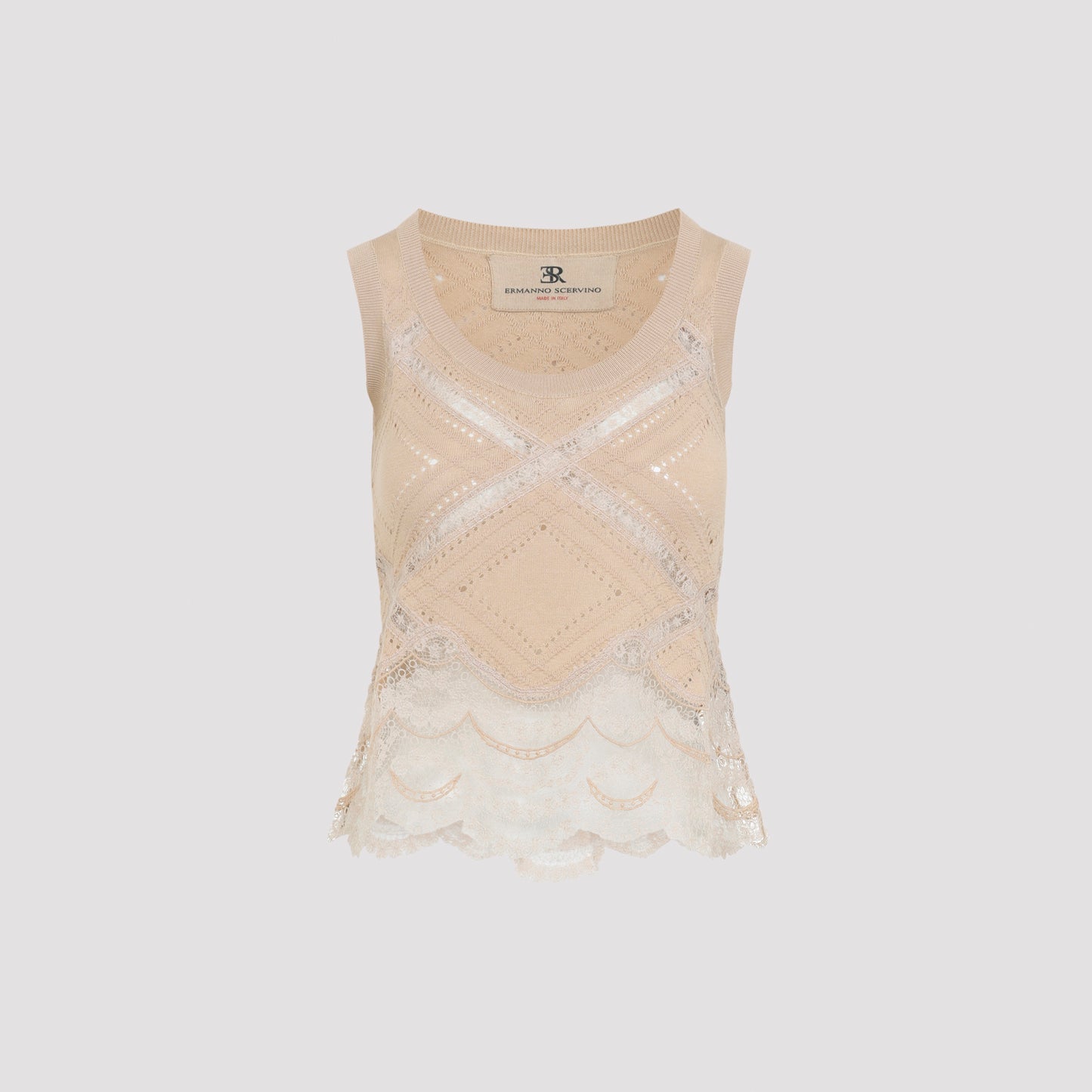 Ermanno Scervino Sleeveless Knit Top