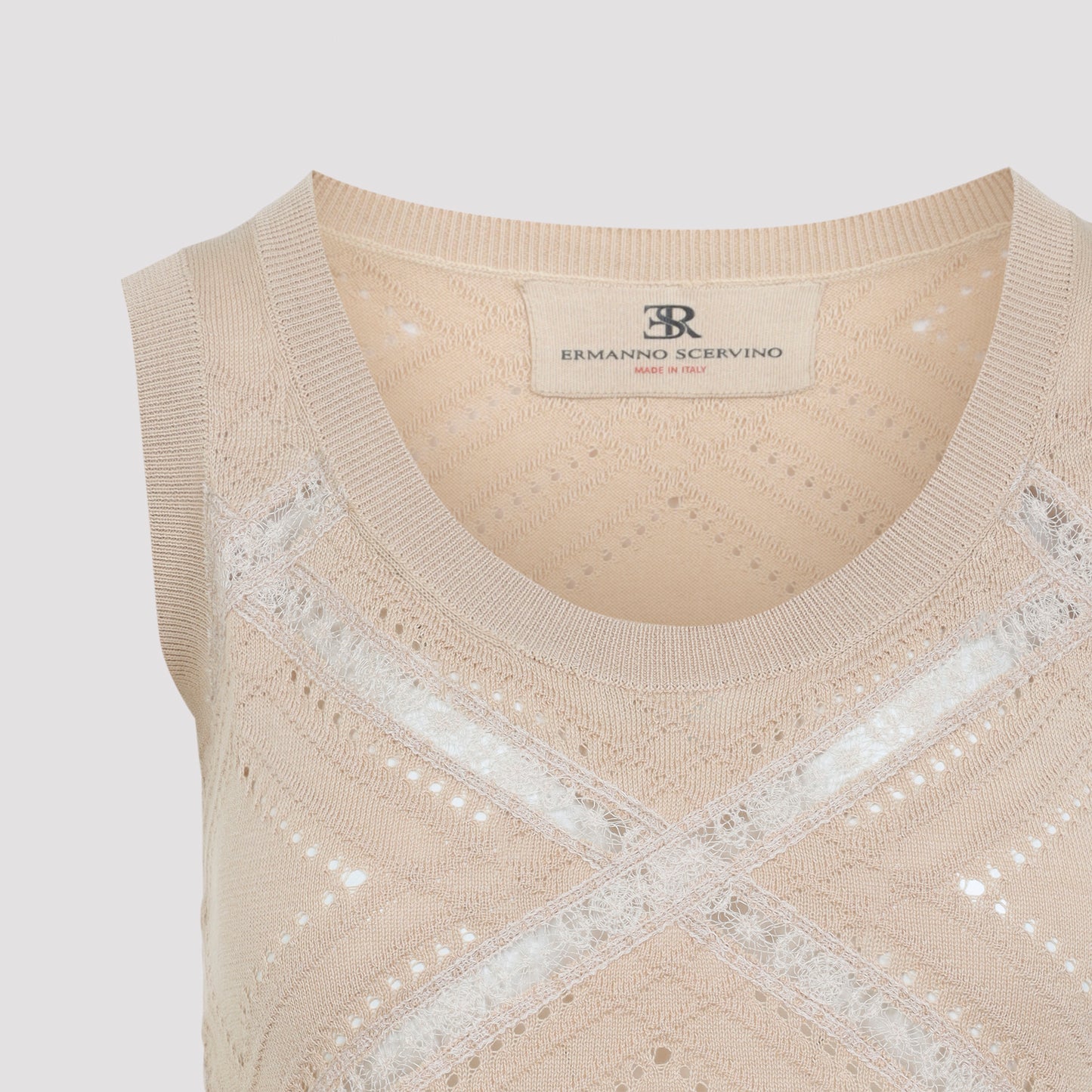 Ermanno Scervino Sleeveless Knit Top