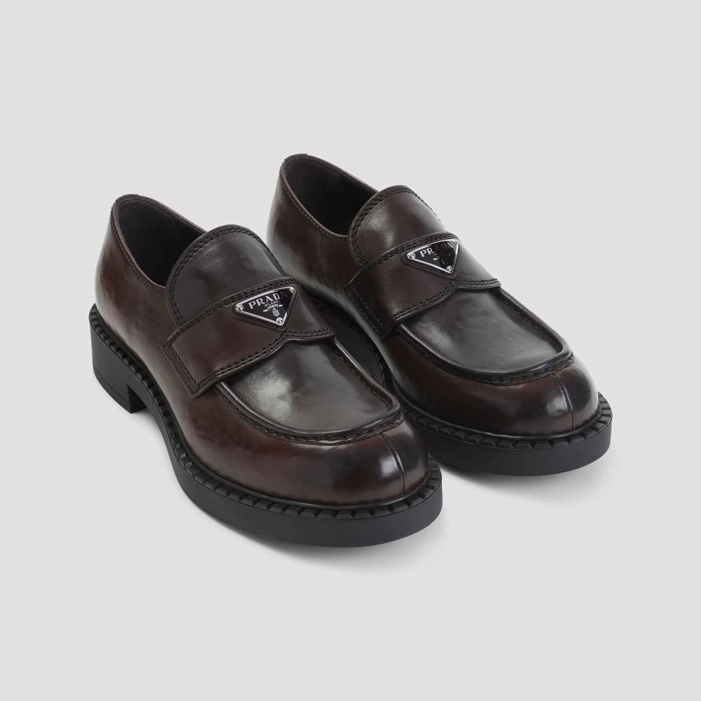 Prada Chocolate Loafers