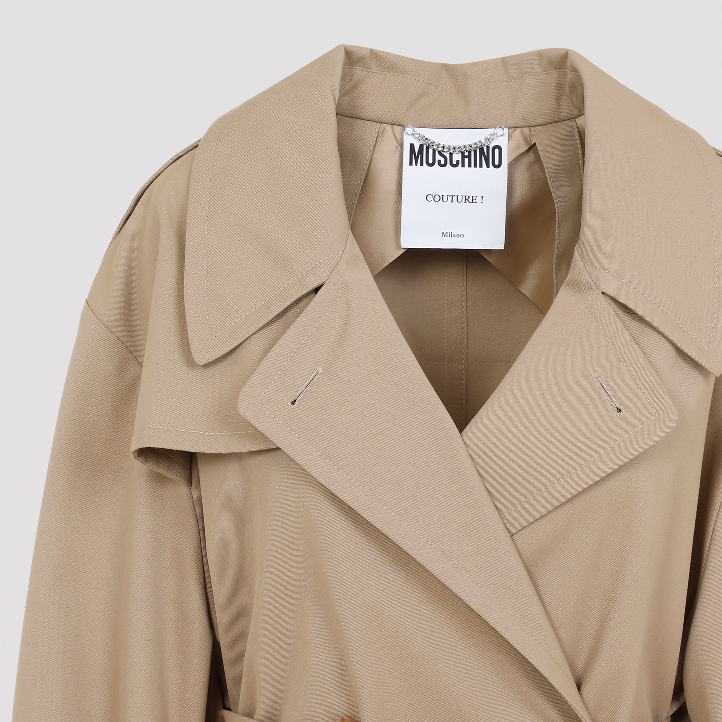 Moschino Cotton Nylon Coat